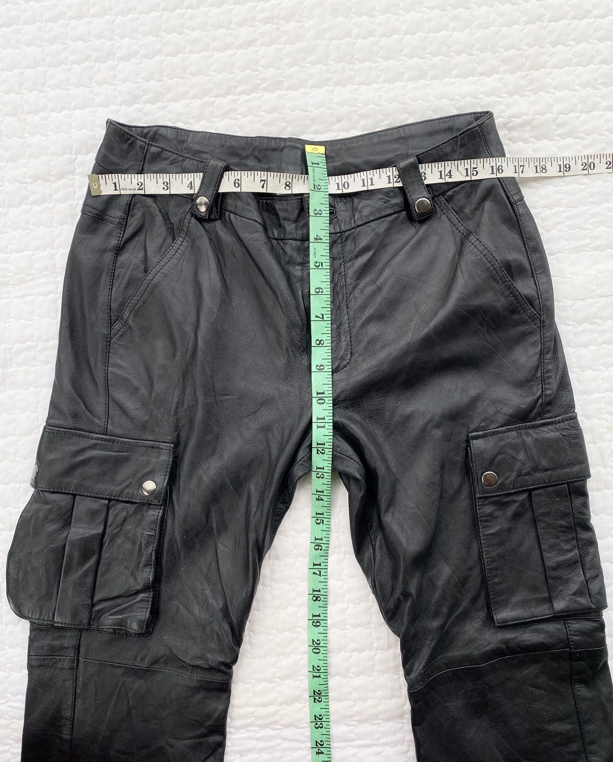 Genuine Leather Vintage Genuine Leather Trouser Pant Size US 33 - 3 Thumbnail