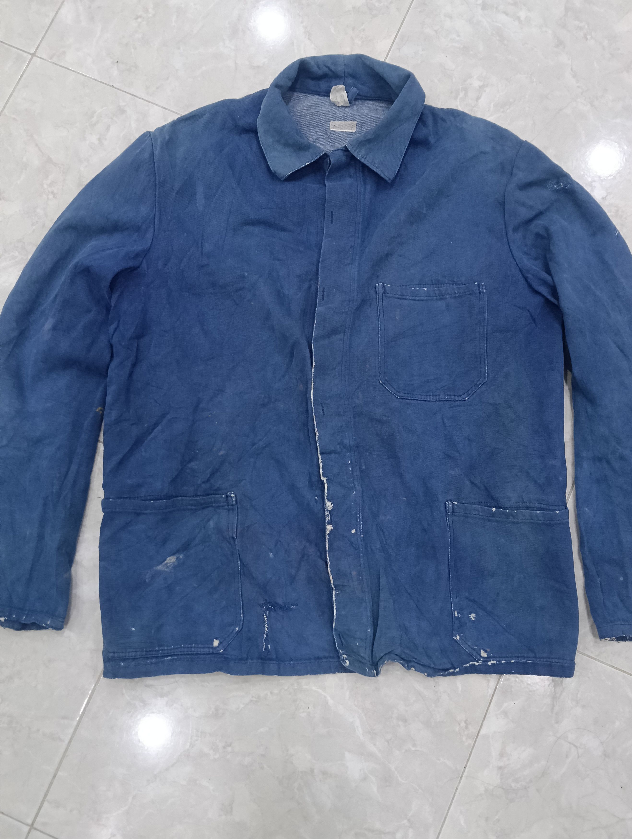 Le Laboureur Vintage Sick France Workwear Jacket Size US L / EU 52-54 / 3 - 2 Thumbnail