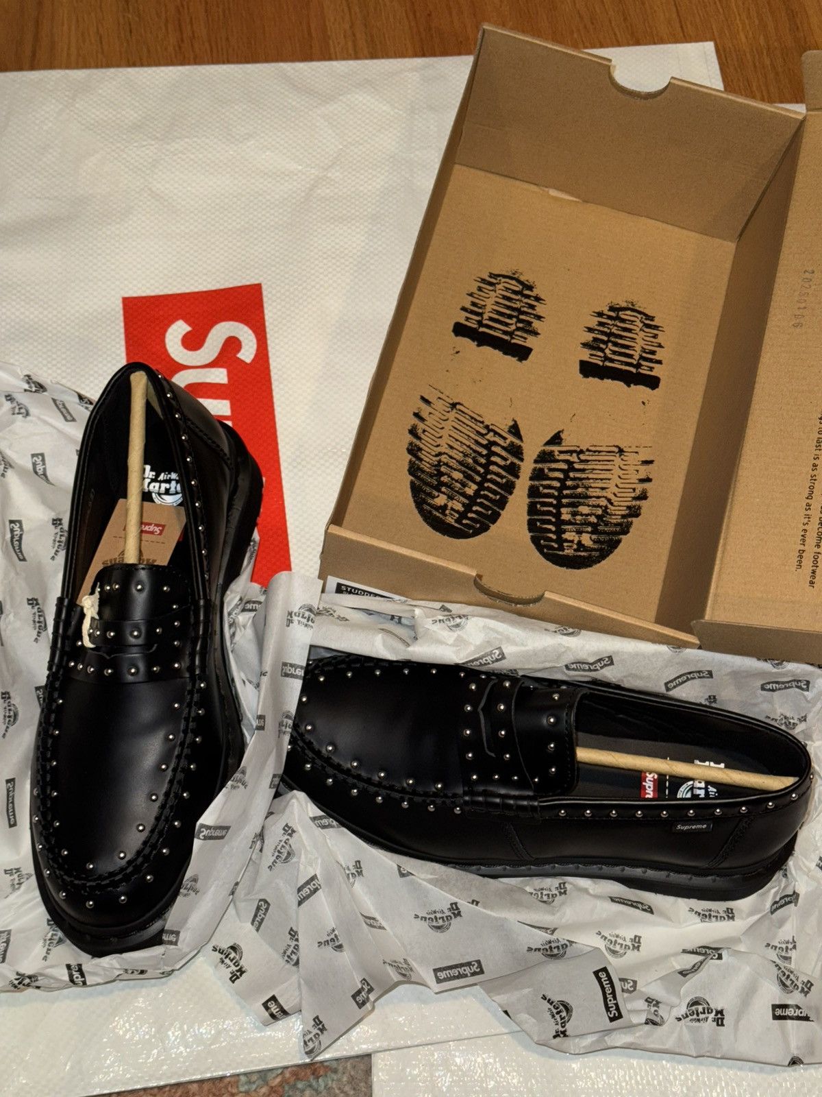 Dr. Martens × Supreme Supreme Dr. Martens Studded Penton Loafer Size US 11 / EU 44 - 8 Thumbnail