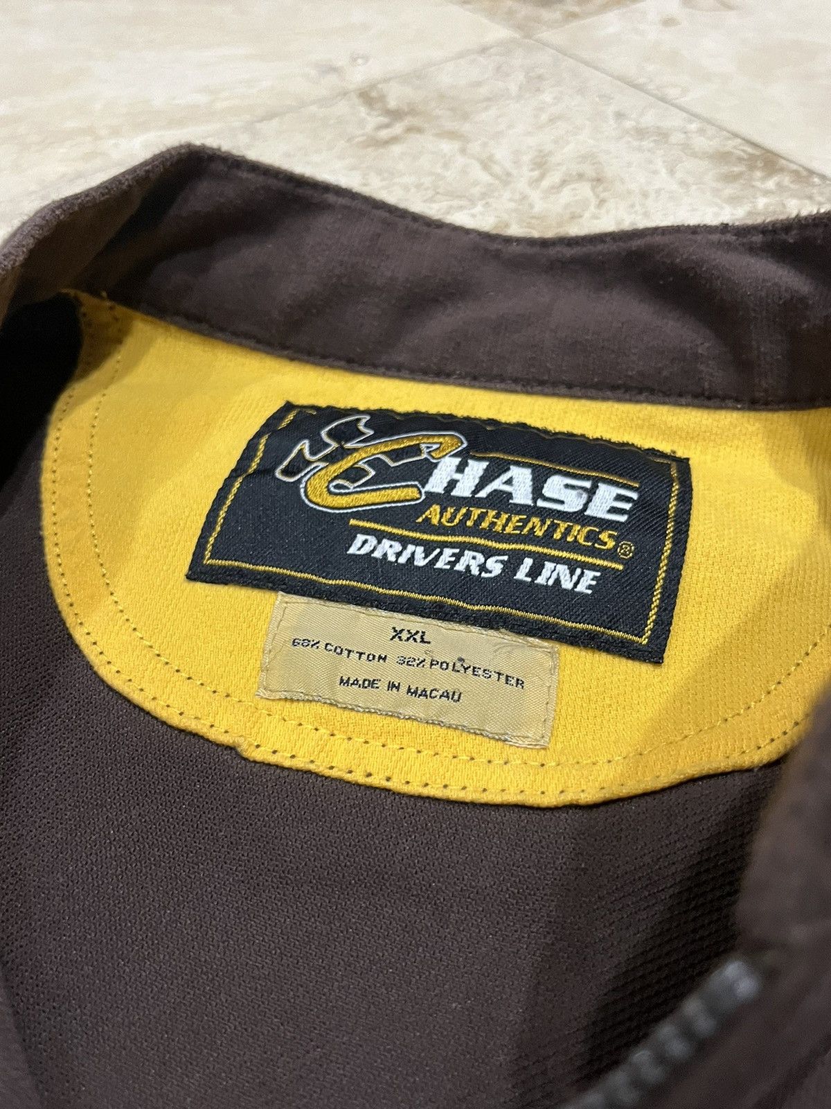 Chase Authentics Y2K UPS NASCAR 1/4 Zip Racing Shirt Size US XXL / EU 58 / 5 - 6 Thumbnail