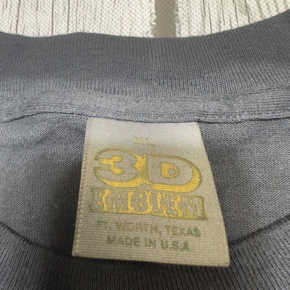 Vintage Vintage 3D Emblem Run with the Wind tee Size US XL / EU 56 / 4 - 4 Thumbnail