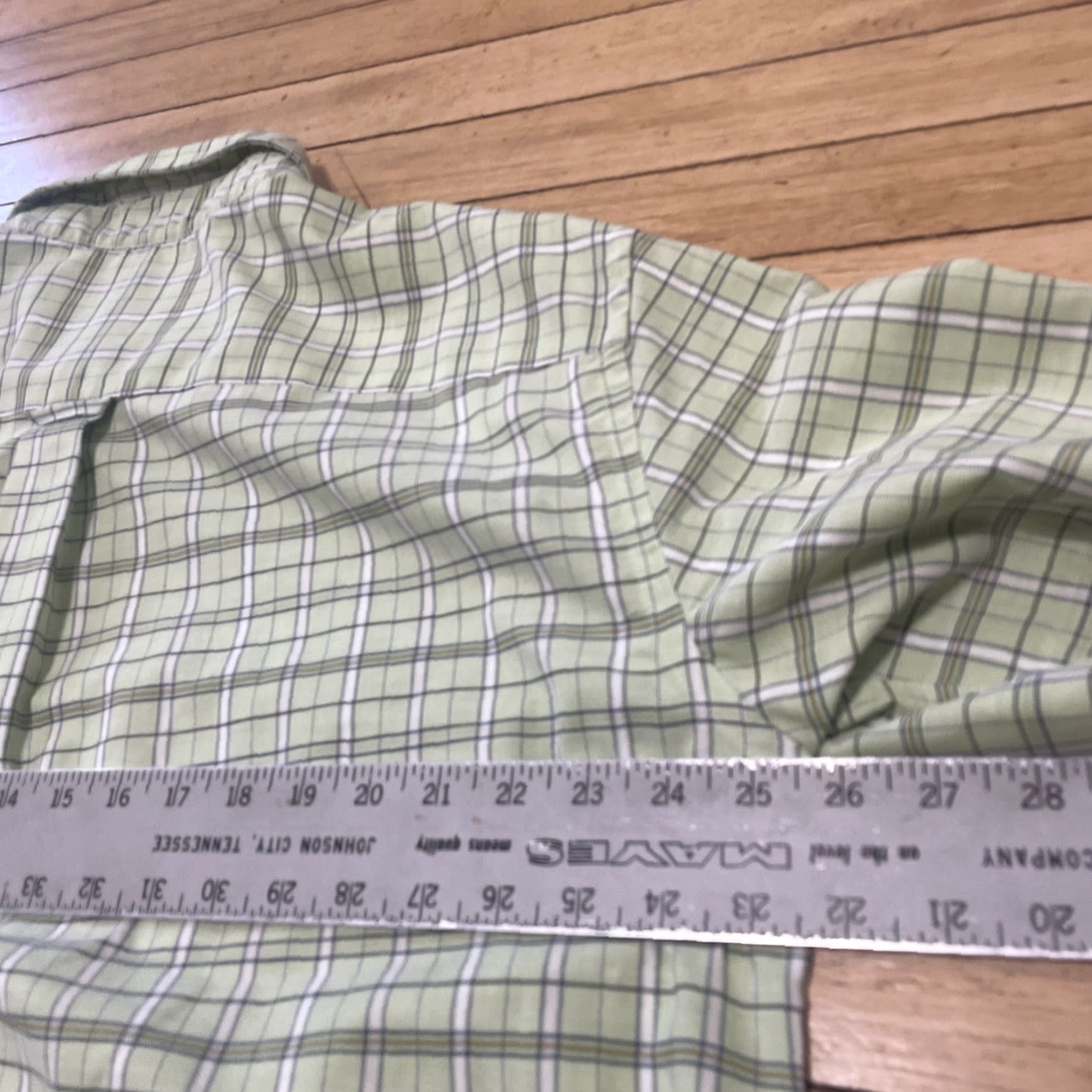 Vintage VINTAGE St. Johns Bay Button-Up Shirt Men XL Green Plaid Short Sleeve Y2K Streetwear Casual Wrinkle Free Iron Free Button-Down Size US XL / EU 56 / 4 - 7 Thumbnail
