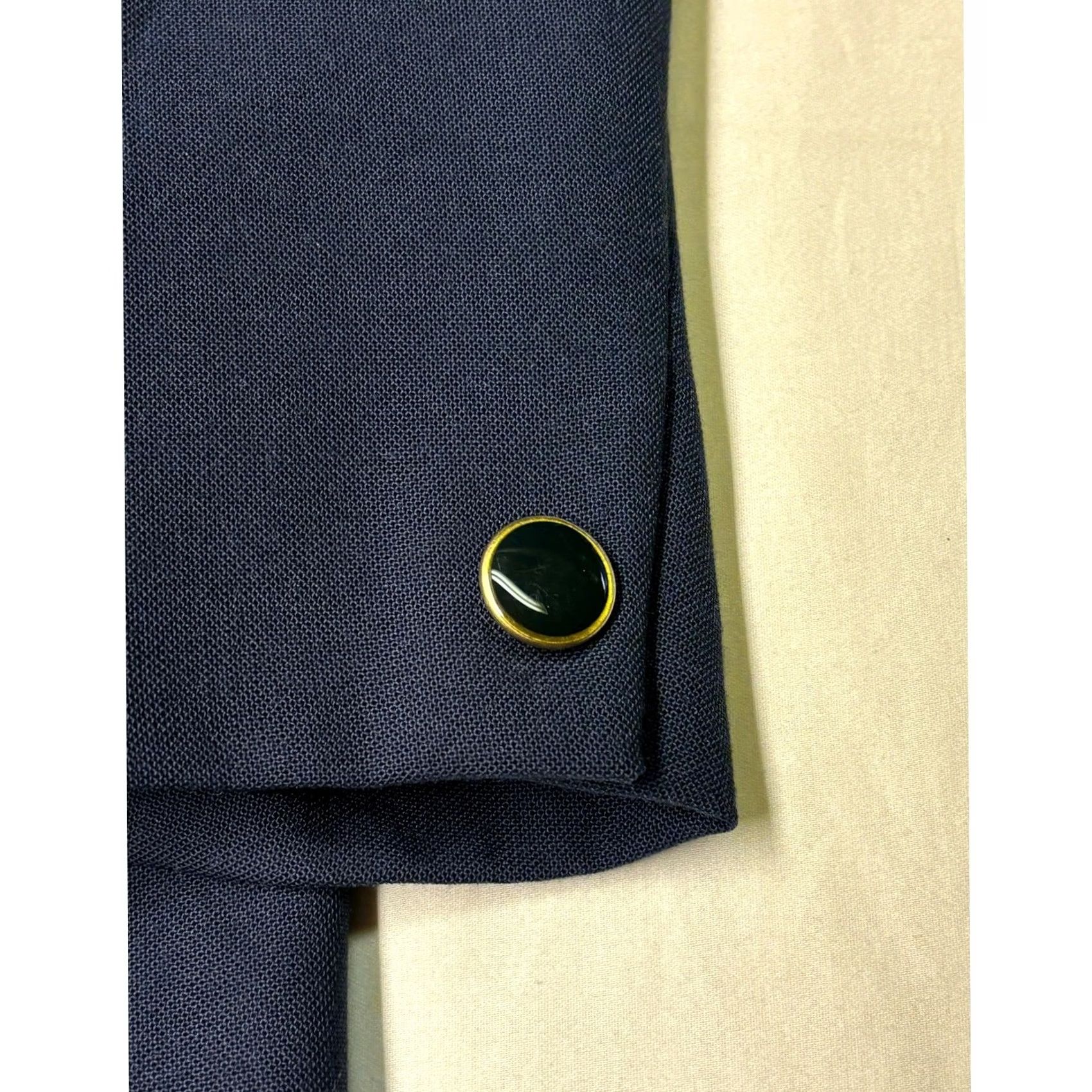 Orvis VINTAGE Orvis Blazer Jacket Womens 16W Wool Blend Single Button Navy Blue (USA) Size XXL / US 16-18 / IT 52-54 - 3 Thumbnail