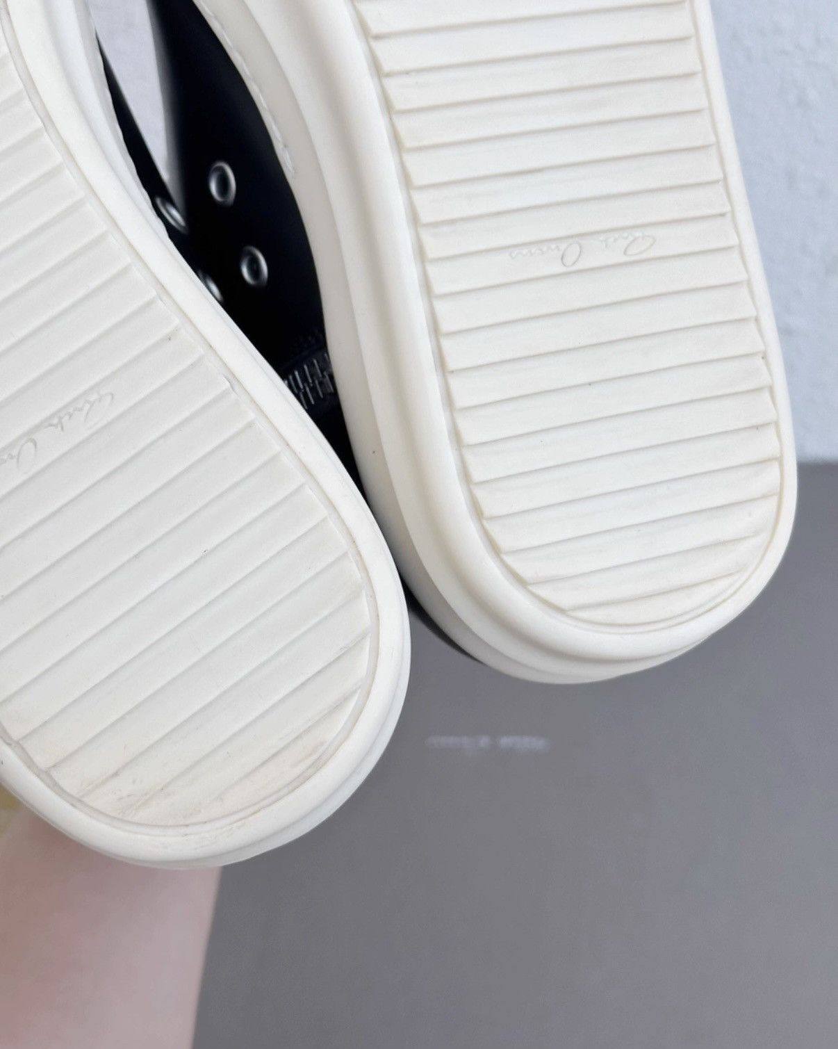 Rick Owens Rick Owens Mainline Black & White Leather High-Top Size US 9.5 / EU 42-43 - 7 Thumbnail