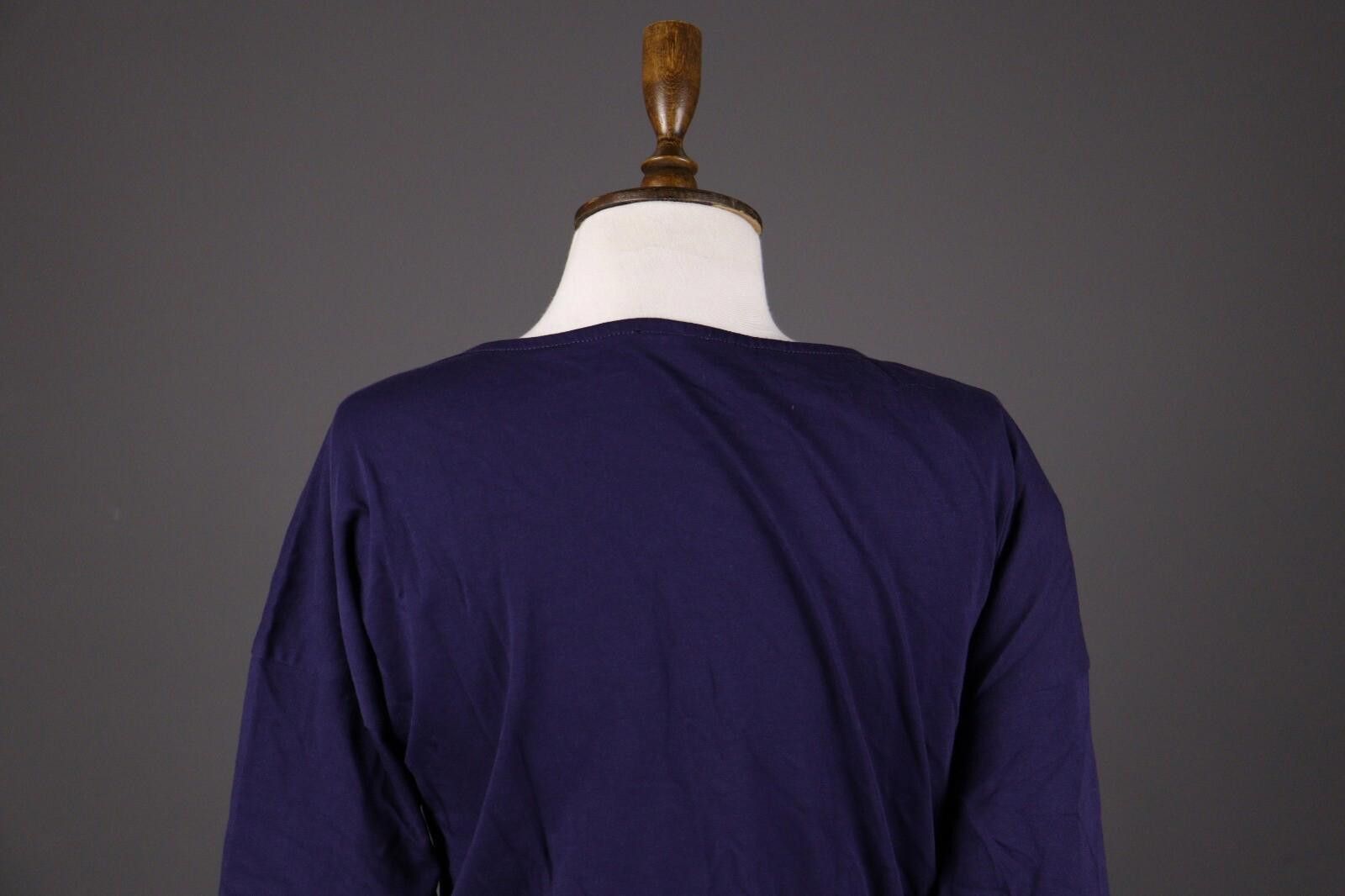 Designer Deerberg by Oska Blue Lace Cotton Blouse Shirt Size M Size M / US 6-8 / IT 42-44 - 6 Thumbnail