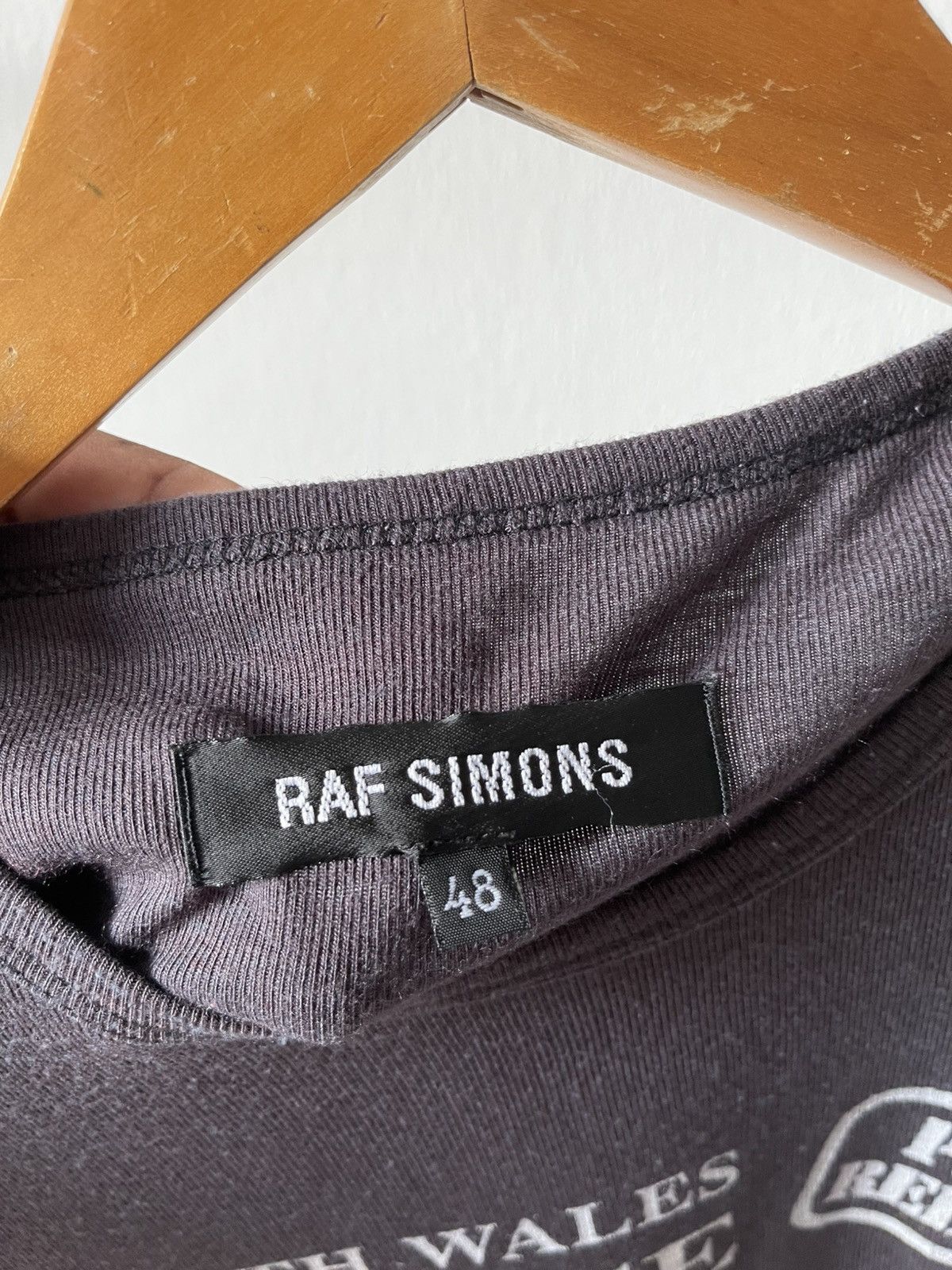 Raf Simons 2001-2002 Raf Simons 'South Wales Police' Riot Riot Tee Size US S / EU 44-46 / 1 - 6 Thumbnail