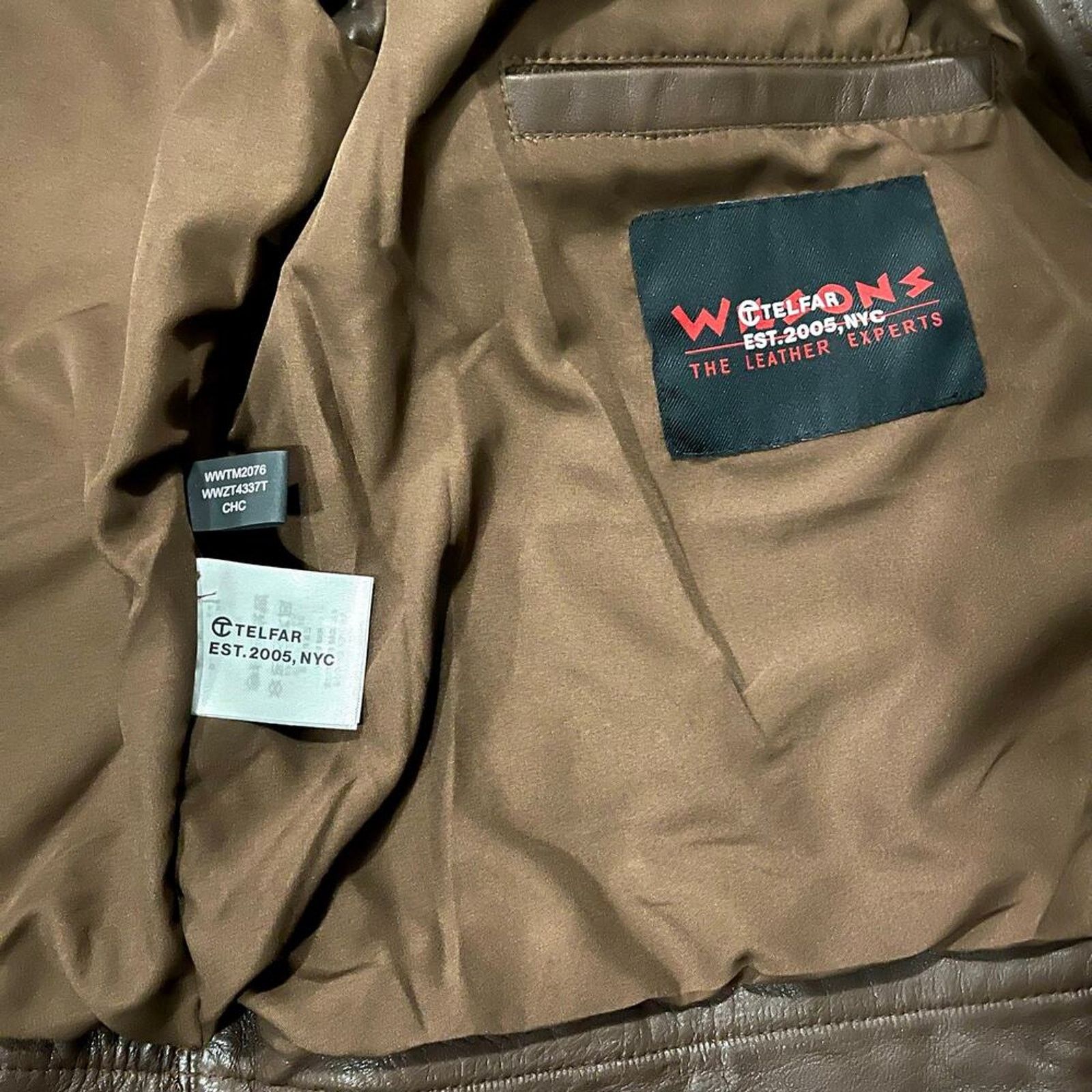 Telfar Telfar x Wilson’s Leather Detachable Sleeve Leather Jacket L Size US L / EU 52-54 / 3 - 5 Thumbnail