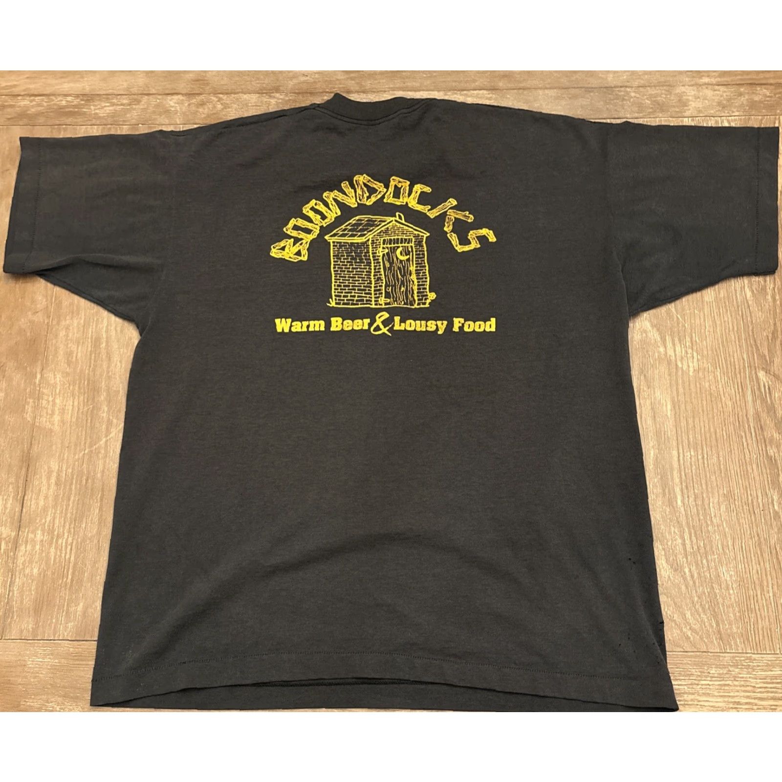 Fruit Of The Loom VINTAGE Budweiser Arm Wrestling T-Shirt XL Black 90s USA Mens Size US XL / EU 56 / 4 - 7 Thumbnail