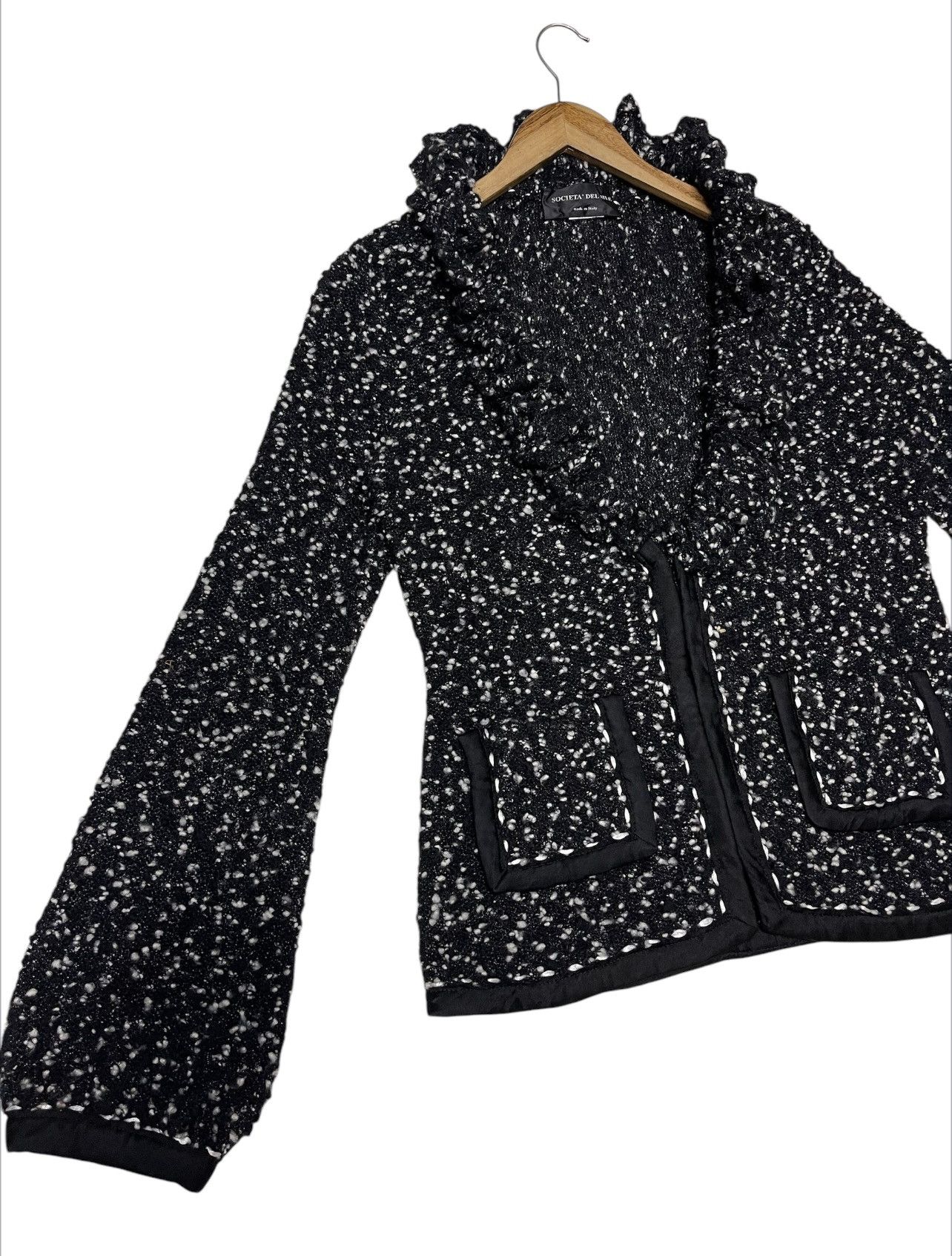 Japanese Brand Cardigan Sweater Societa ' Del Sile italy Size M / US 6-8 / IT 42-44 - 2 Thumbnail