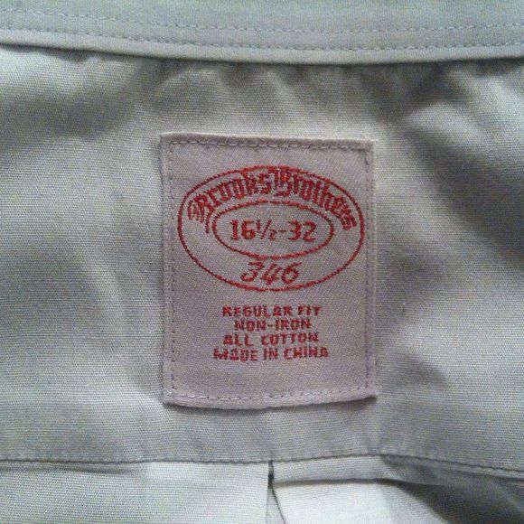 Brooks Brothers BROOKS BROTHERS MENS COTTON DRESS SHIRT FRENCH CUFFS 16.5-32 Size US L / EU 52-54 / 3 - 5 Thumbnail