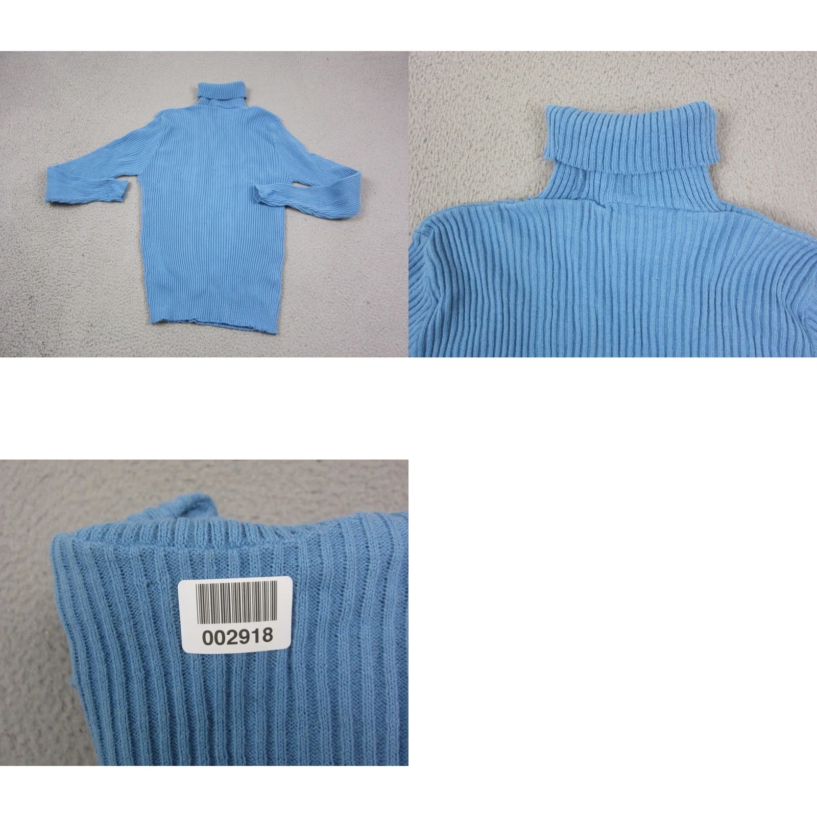 JCPenney VINTAGE JCPenney Sweater Womens M Blue Ribbed Turtleneck Knit 60s 70s Pullover Blue Ribbed Turtleneck Knit 60s 70s Womens M Blue JCPenney Sweater Size M / US 6-8 / IT 42-44 - 8 Thumbnail