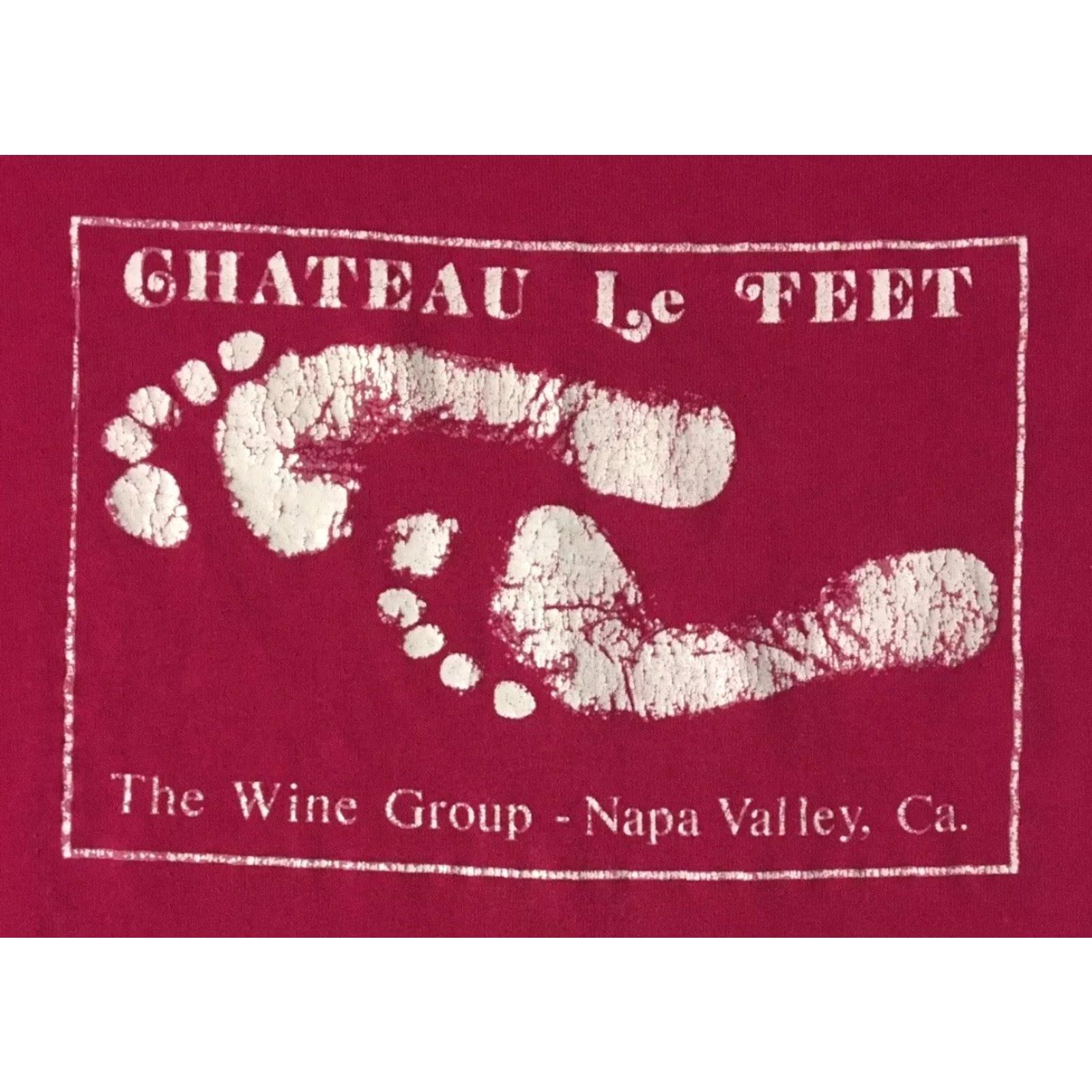 Vintage VINTAGE 90s Chateau Le Feet Wine Faded Shirt L Napa Alcohol Funny Beer Bar Grunge Shirt Men Pink Size US L / EU 52-54 / 3 - 2 Thumbnail