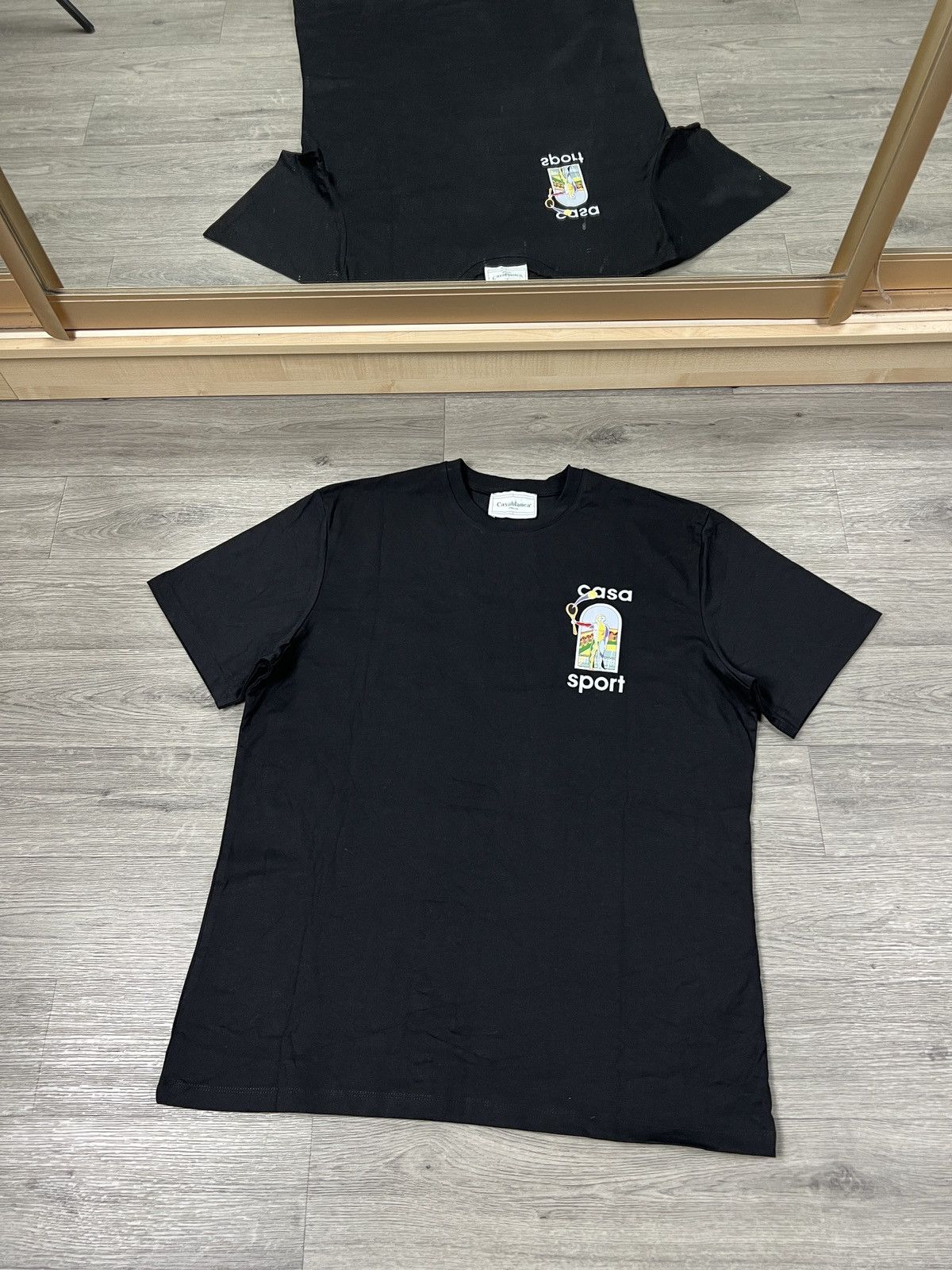 Casablanca Casablanca Men's Le Jeu Colore Casa Sport T-Shirt Black Size US L / EU 52-54 / 3 - 1 Thumbnail