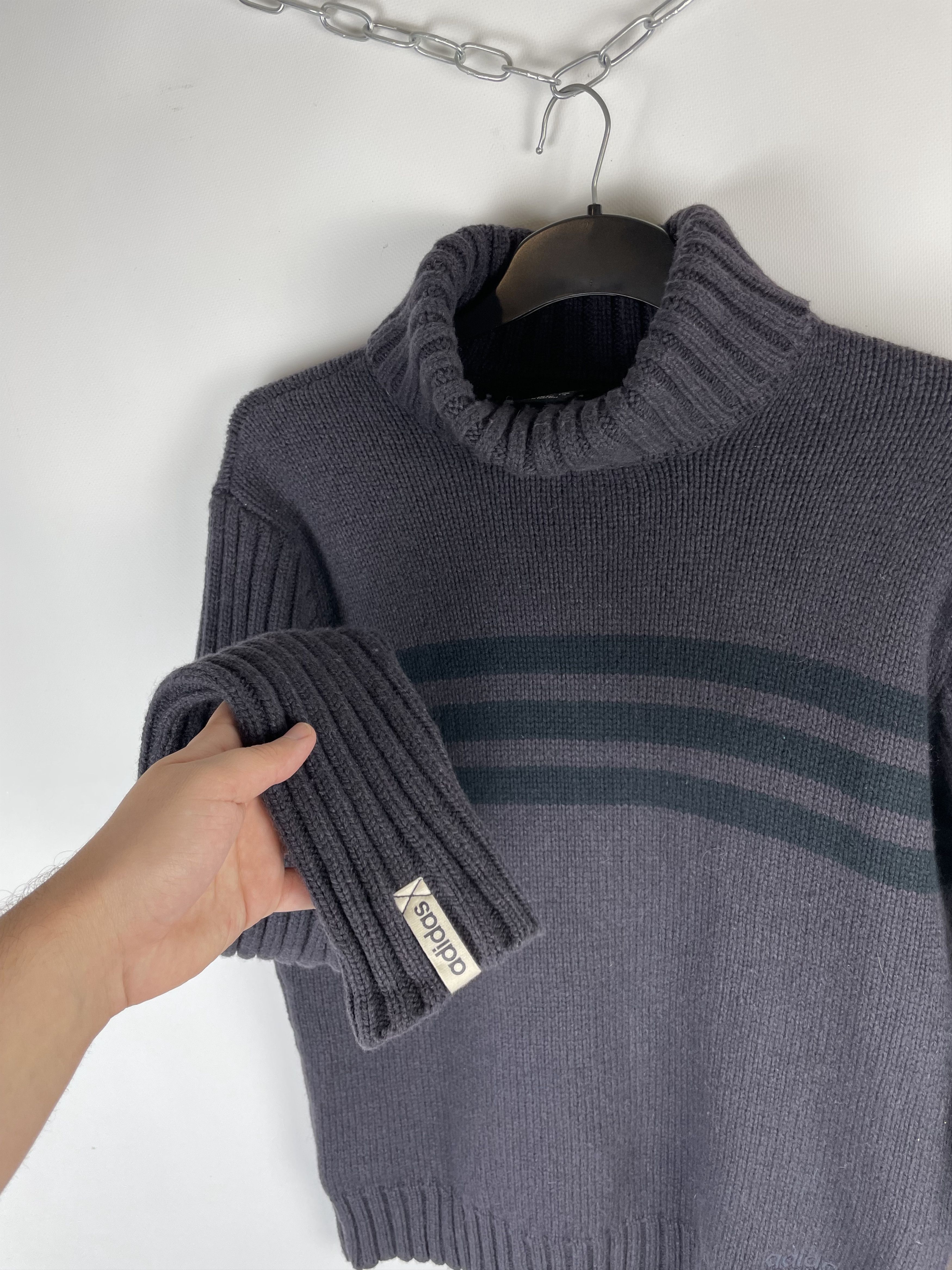 Adidas Adidas Fashion Turtleneck Sweater Size US L / EU 52-54 / 3 - 9 Thumbnail