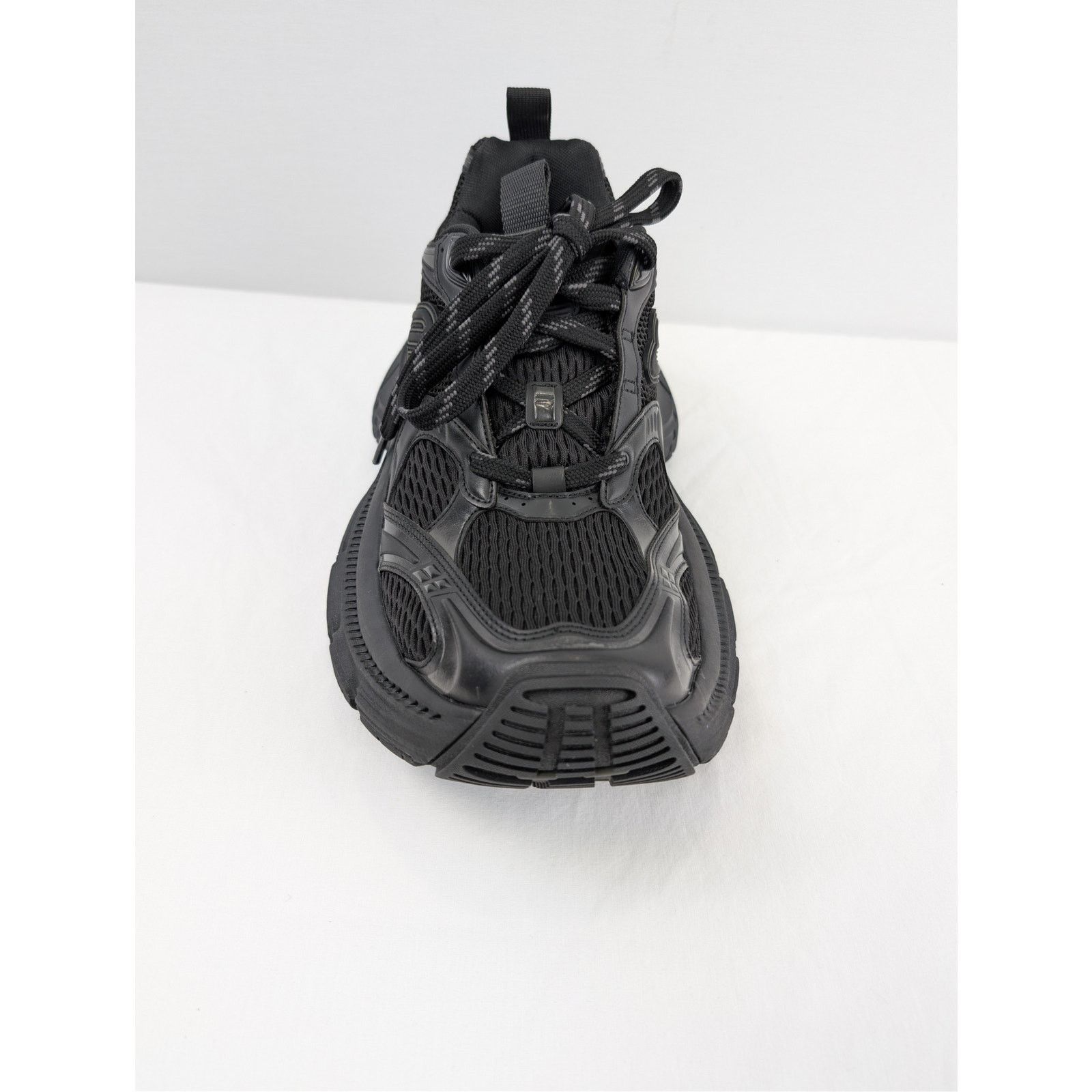 Balenciaga o1rshd1 Q:2 / 10XL Mesh Sneaker TPU PU Sneakers in Black Size US 12 / EU 45 - 12 Thumbnail