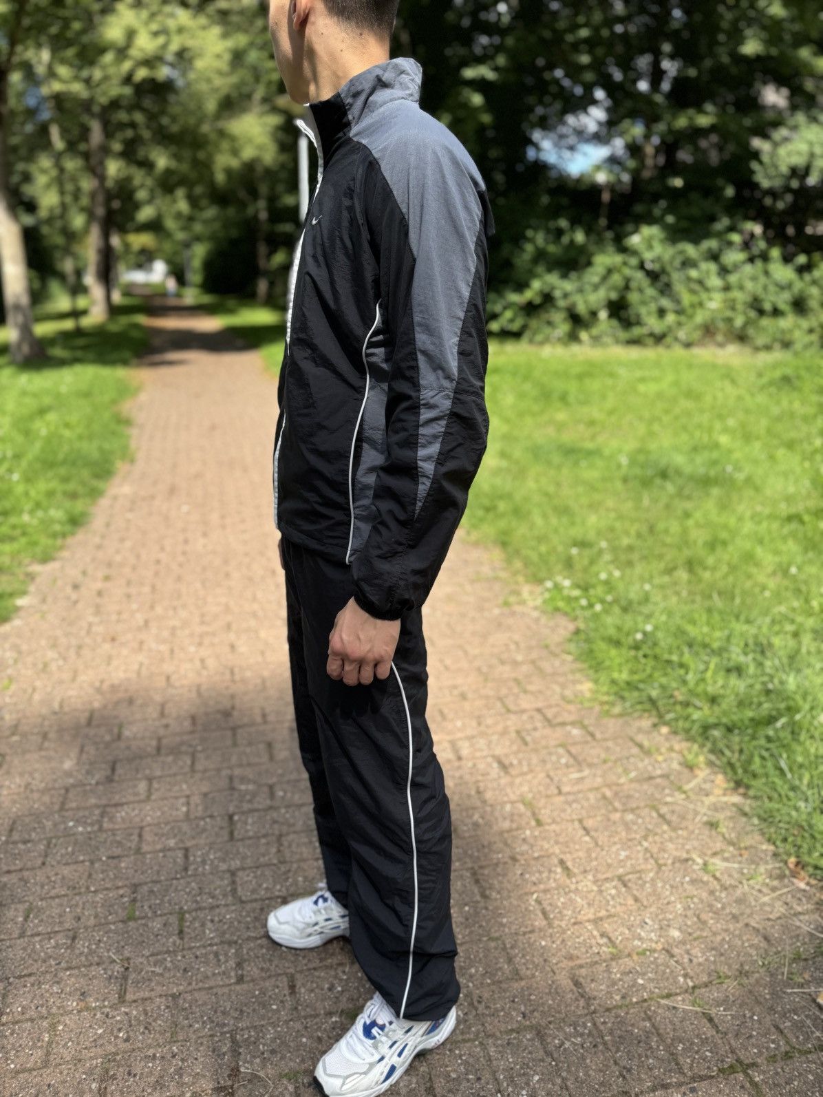 Nike Nike Tracksuit Swoosh Y2K Black Street Style Size US S / EU 44-46 / 1 - 2 Thumbnail