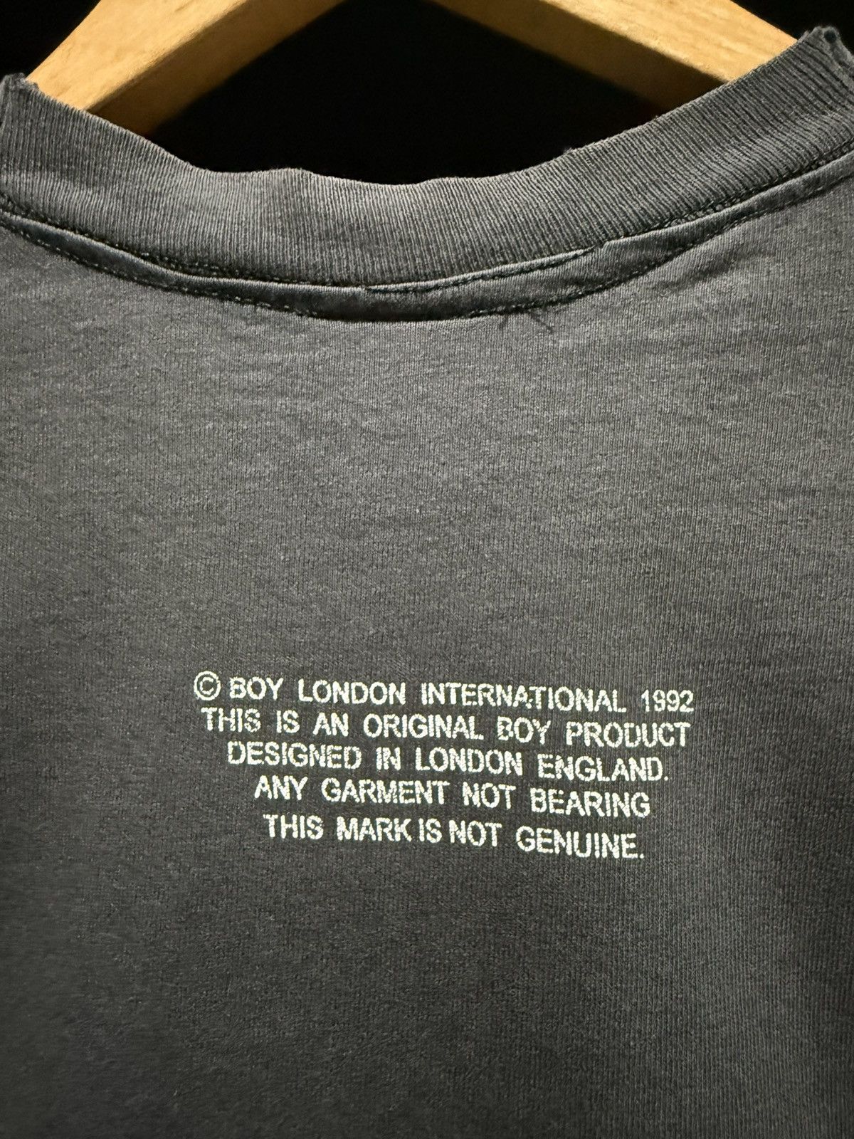 Boy London × Seditionaries × Vintage Vintage 90s Boy London The British Lagend Sun Faded Tee Size US M / EU 48-50 / 2 - 8 Thumbnail