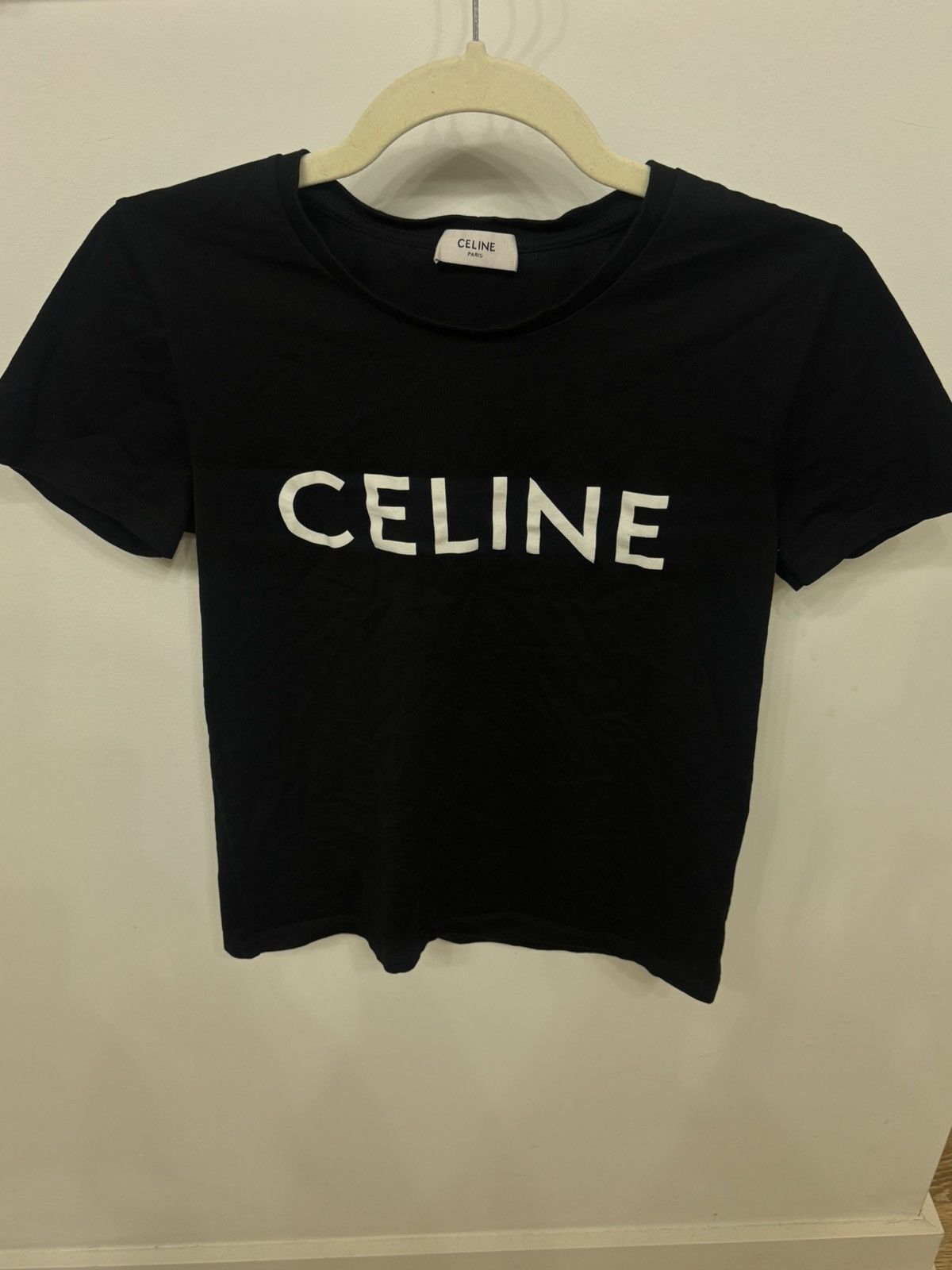 Celine Celine Logo Tee Size S / US 4 / IT 40 - 1 Thumbnail