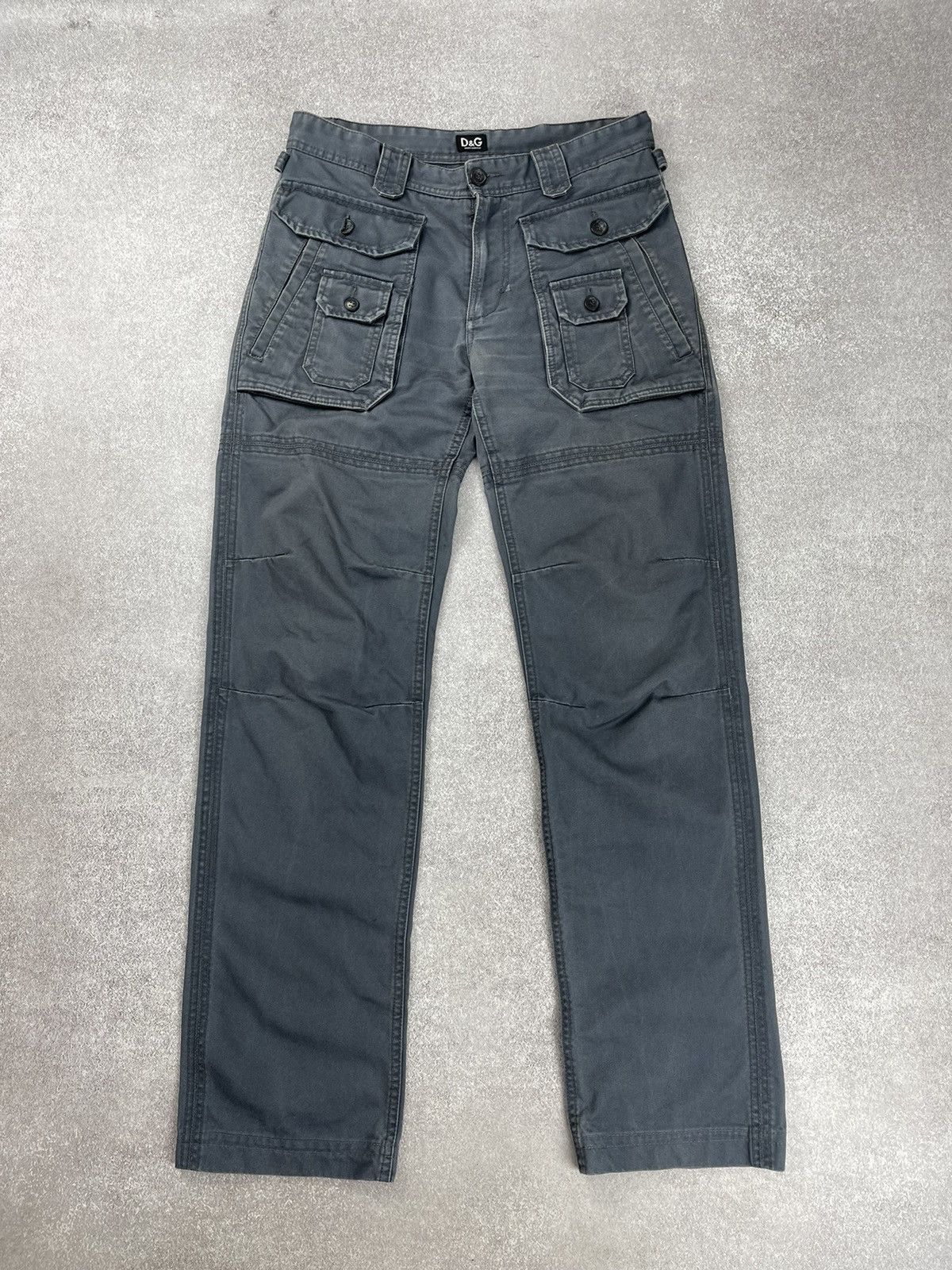 Dolce & Gabbana × Vintage Vintage Dolce & Gabbana multi-pocket archival cargo Pants Size US 31 - 1 Thumbnail