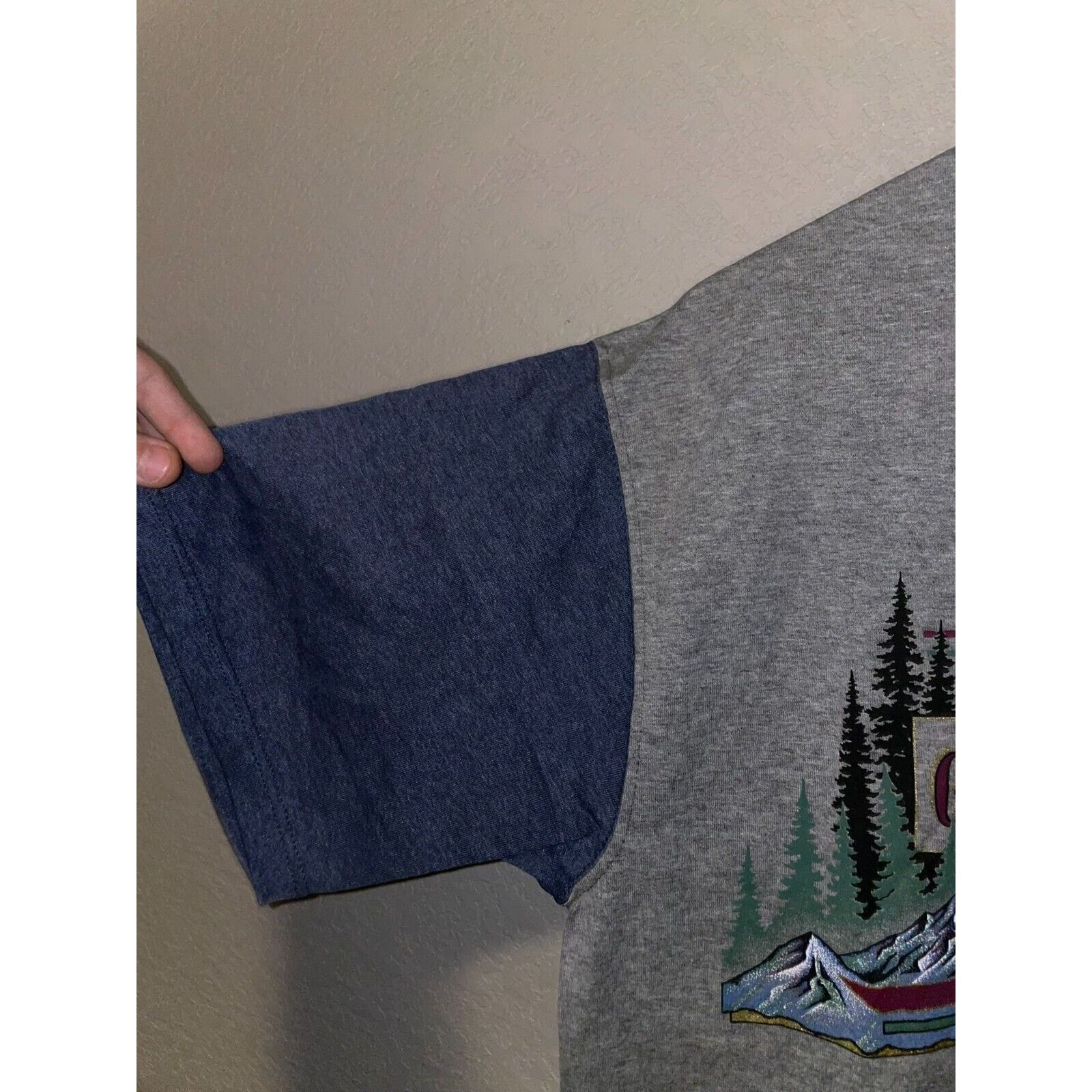 Jerzees Vintage Grand Canyon Shirt North Rim Gray 90s VTG 1990s L Size US L / EU 52-54 / 3 - 8 Thumbnail