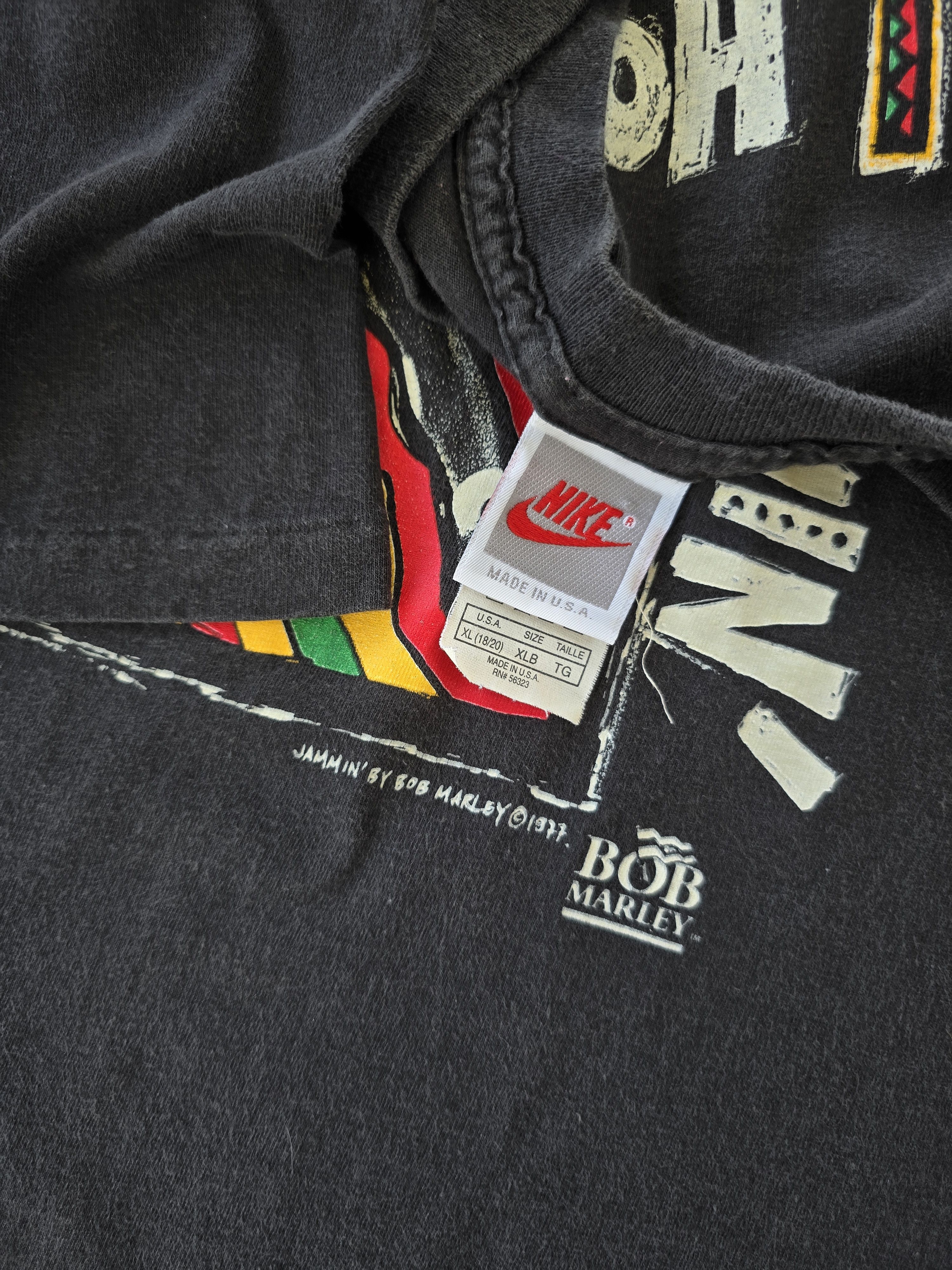 Nike Vintage We're Jammin Michael Jordan Bob Marley Tee Shirt Size US M / EU 48-50 / 2 - 2 Thumbnail