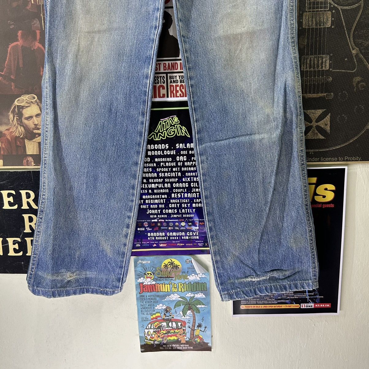 Vintage Vintage Japanese Blue Wash Jeans Size US 26 / EU 42 - 4 Thumbnail