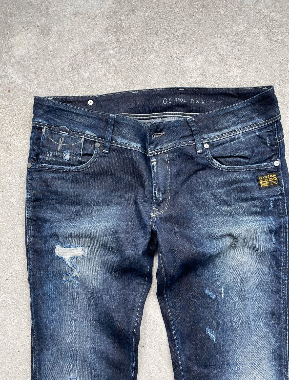 G-Star Vintage gstar raw stacked jeans Size US 31 - 9 Thumbnail