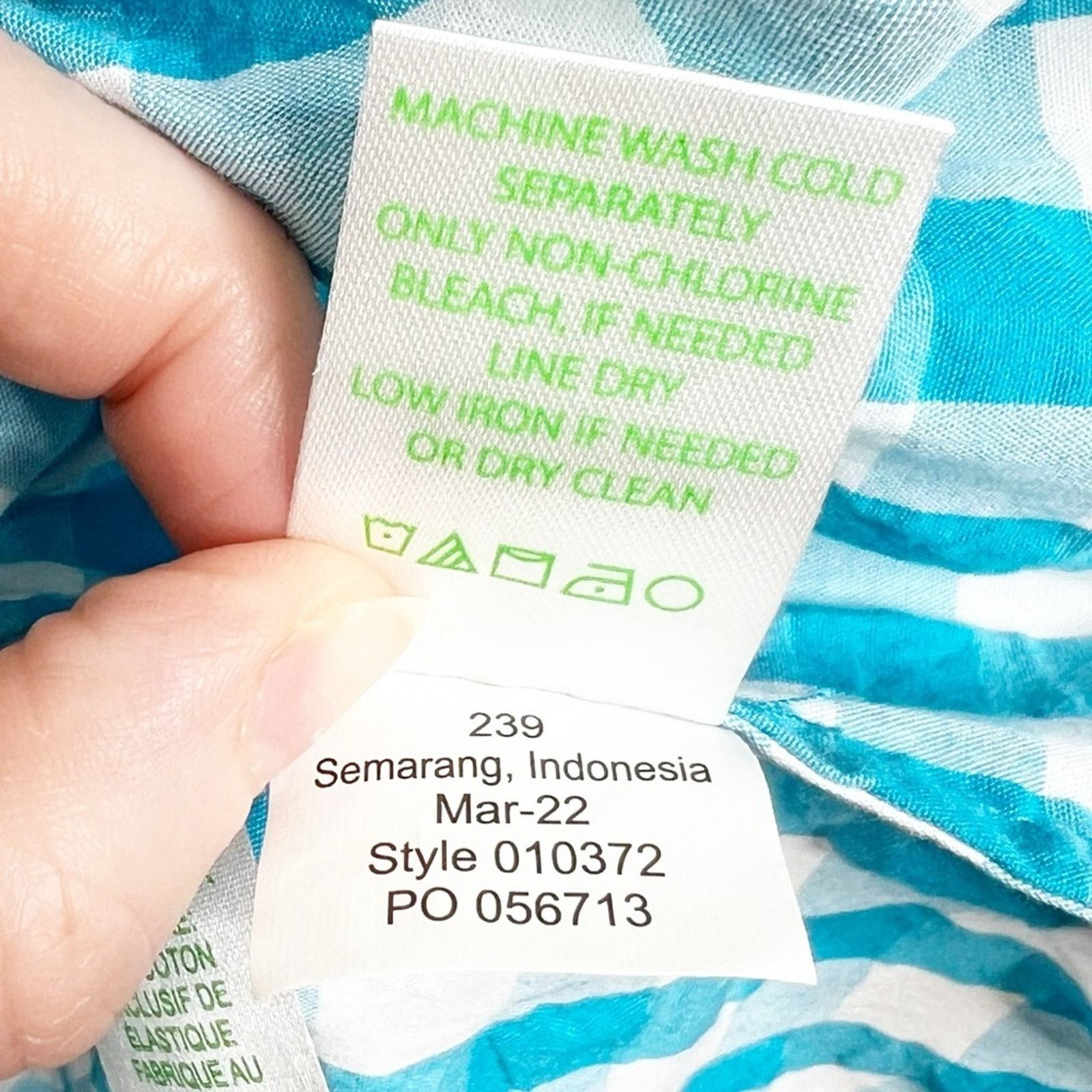 Lilly Pulitzer Lilly Pulitzer Sarafina Gingham Babydoll Women's Blouse Size L / US 10 / IT 46 - 16 Thumbnail