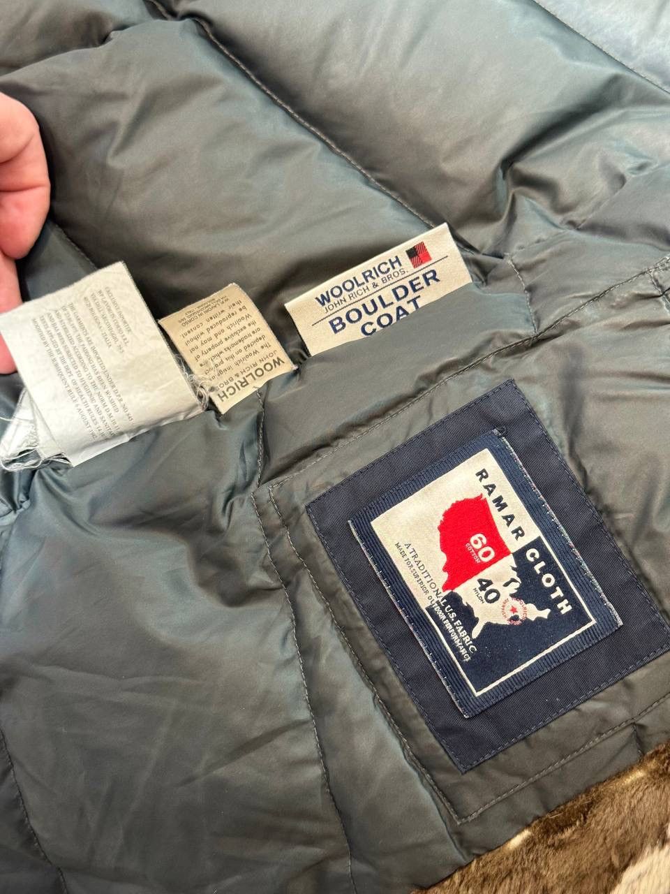 Woolrich Woolen Mills Woolrich Rabbit Fur Lined Hooded Parka Jacket Winter Coat Size L / US 10 / IT 46 - 5 Thumbnail