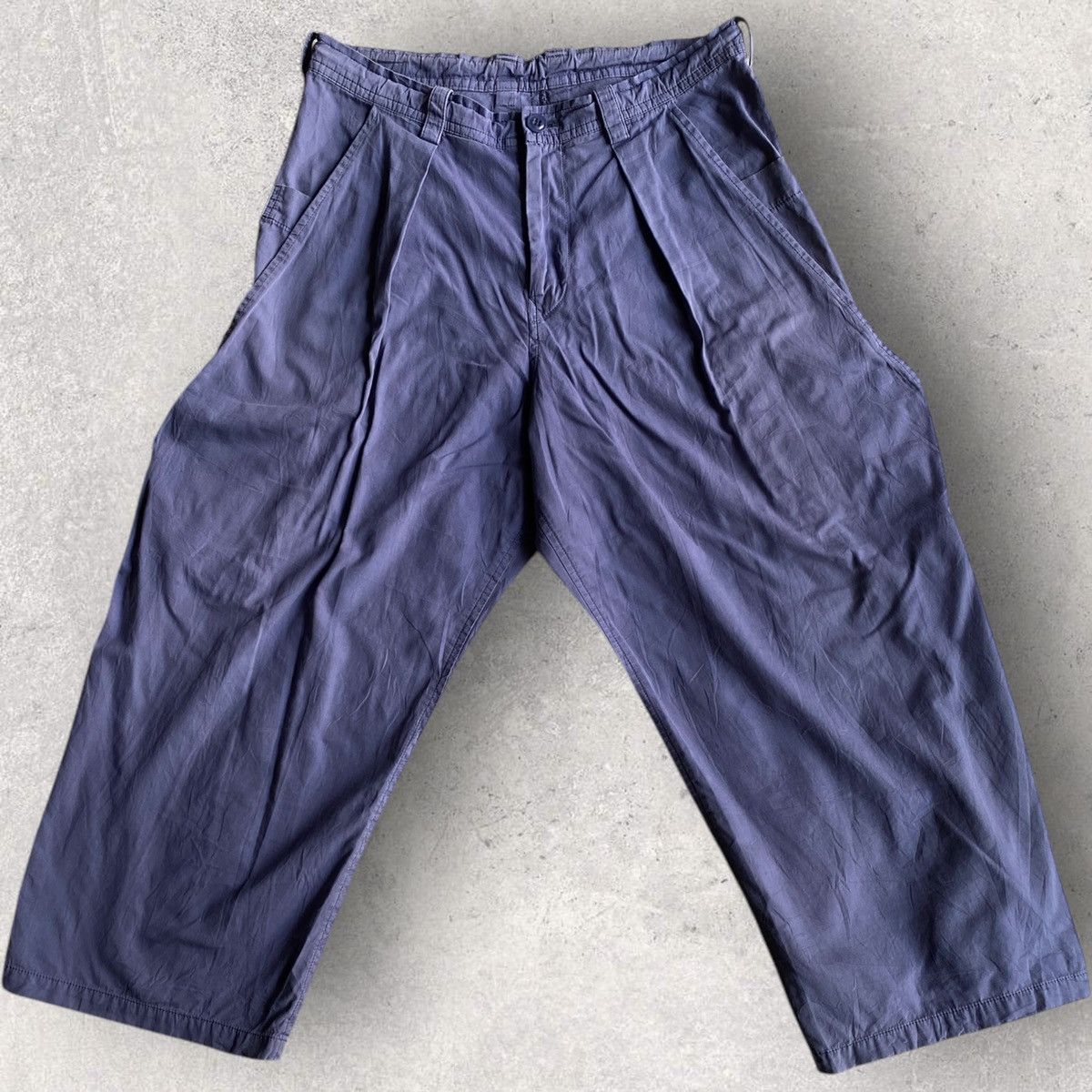 Yohji Yamamoto Y’s Cropped Drawstring Easy Pants Size US 32 / EU 48 - 2 Thumbnail
