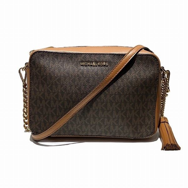 Other Other Michael Kors MK Signature 2WAY Shoulder Bag Canvas Crossbody Bag 32F8GF5M2B in Good Condition Size ONE SIZE - 1 Thumbnail