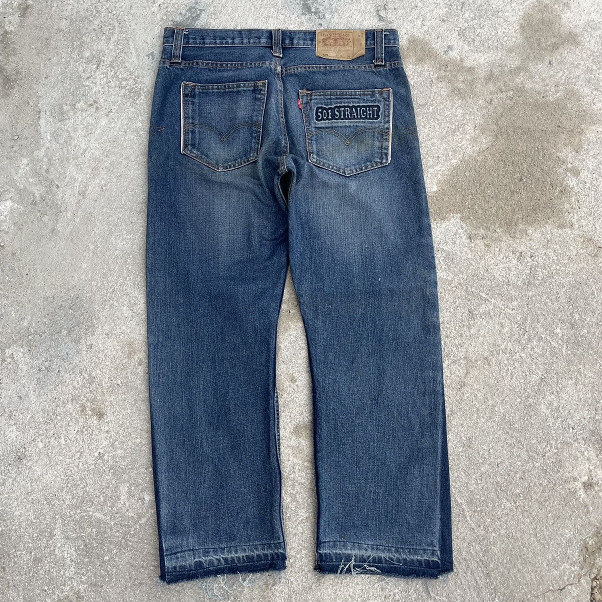 Levi's × Levi's Made & Crafted × Levi's Vintage Clothing “PECULIAR 80s SELVEDGED 501 LEVIS” VINTAGE WEIRD LEVIS DENIM Size US 36 / EU 52 - 7 Thumbnail