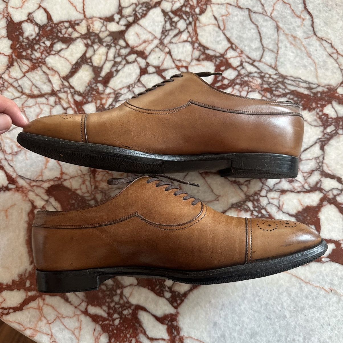 John Lobb JOHN LOBB Captoe Oxford Shoe Size US 8 / EU 41 - 4 Thumbnail