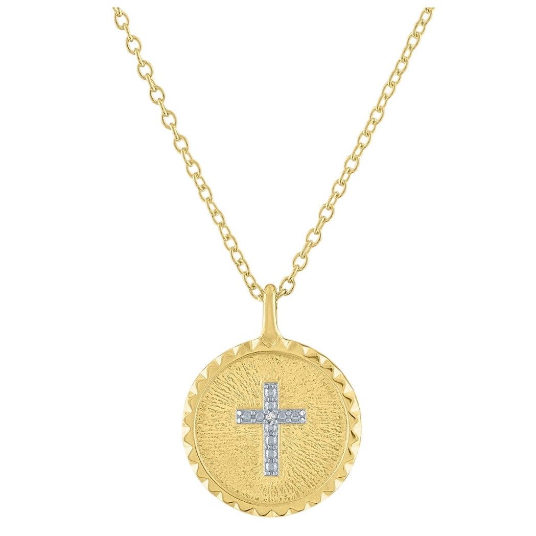 & Other Stories Julia Capri Coin Cross Diamond Necklace Size ONE SIZE - 2 Thumbnail