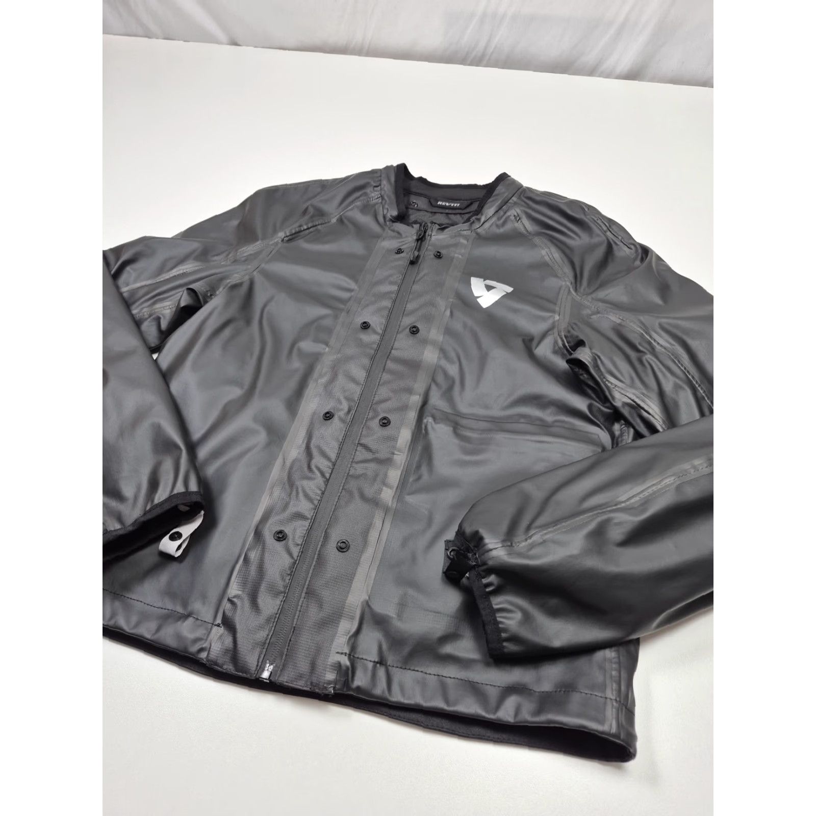 Rains REV'IT! Ignition 4 H2O Jacket Mens L Gray Waterproof Motorcycle Rain Size US L / EU 52-54 / 3 - 2 Thumbnail
