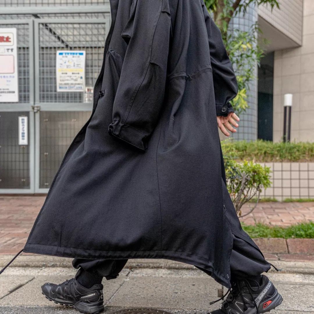 Yohji Yamamoto Yohji Yamamoto 24AW Fishtail M-65 Hybrid Hooded Coat Size US S / EU 44-46 / 1 - 6 Thumbnail