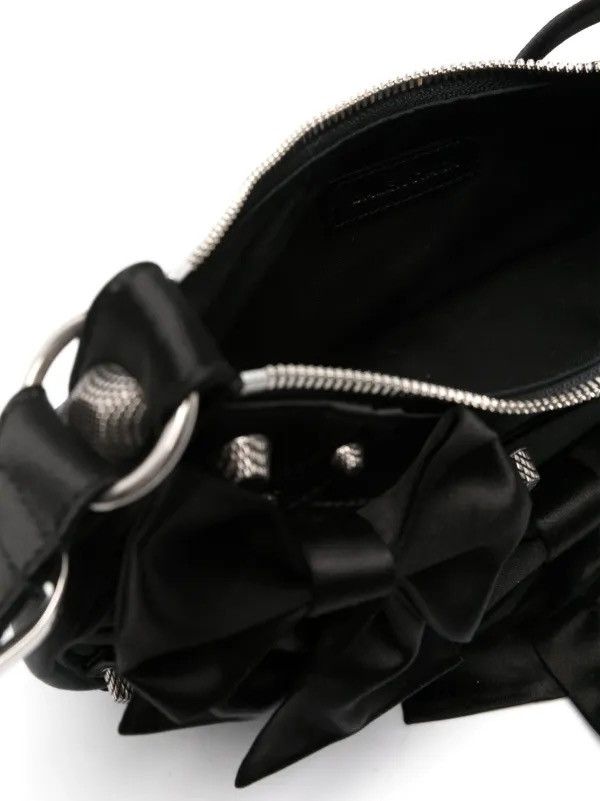 Balenciaga Balenciaga Cagole XS Ruffle Bow Satin Shoulder Bag Size ONE SIZE - 5 Thumbnail