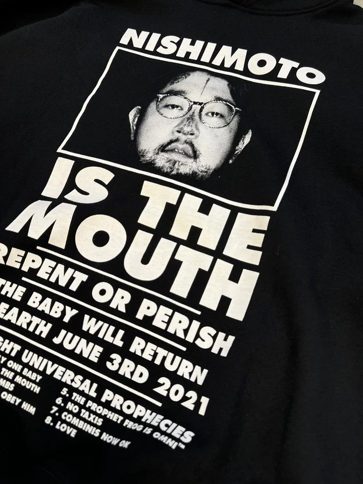 Japanese Brand Nishimoto Is The Mouth Black Hoodie Size US L / EU 52-54 / 3 - 2 Thumbnail
