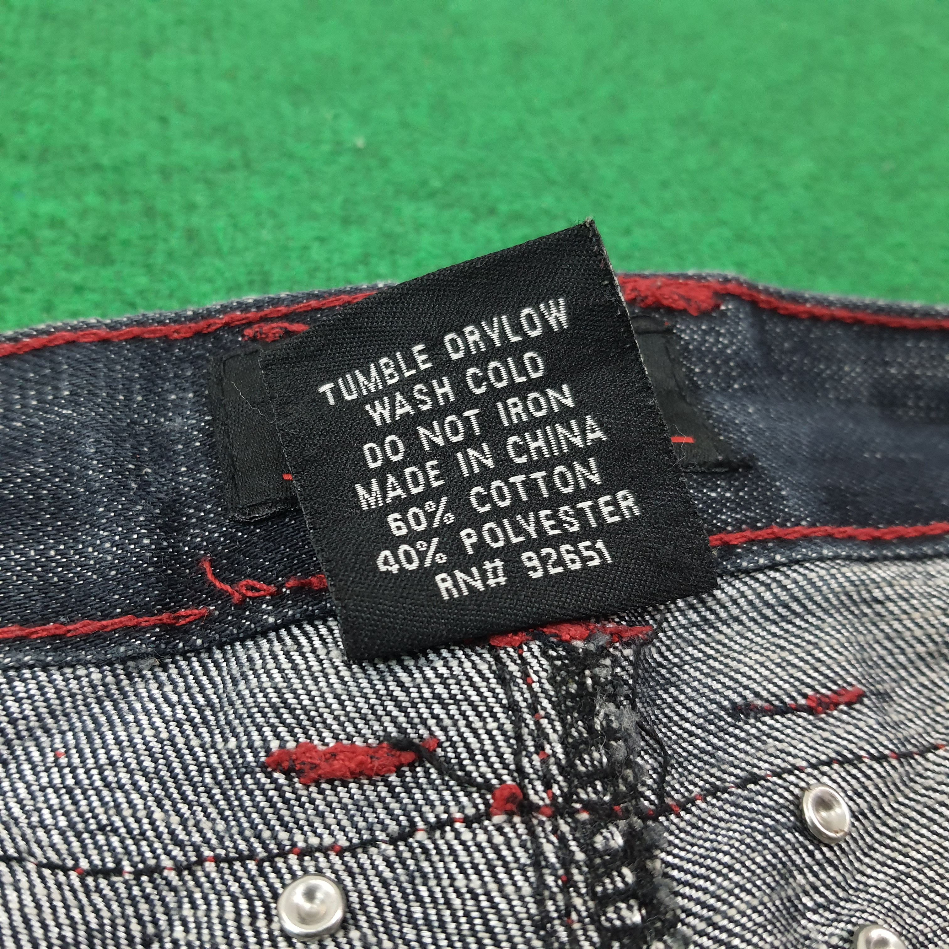 Vintage Vintage K.A.D Clothing Co. Streetwear Jean C235N2 Size US 34 / EU 50 - 8 Thumbnail
