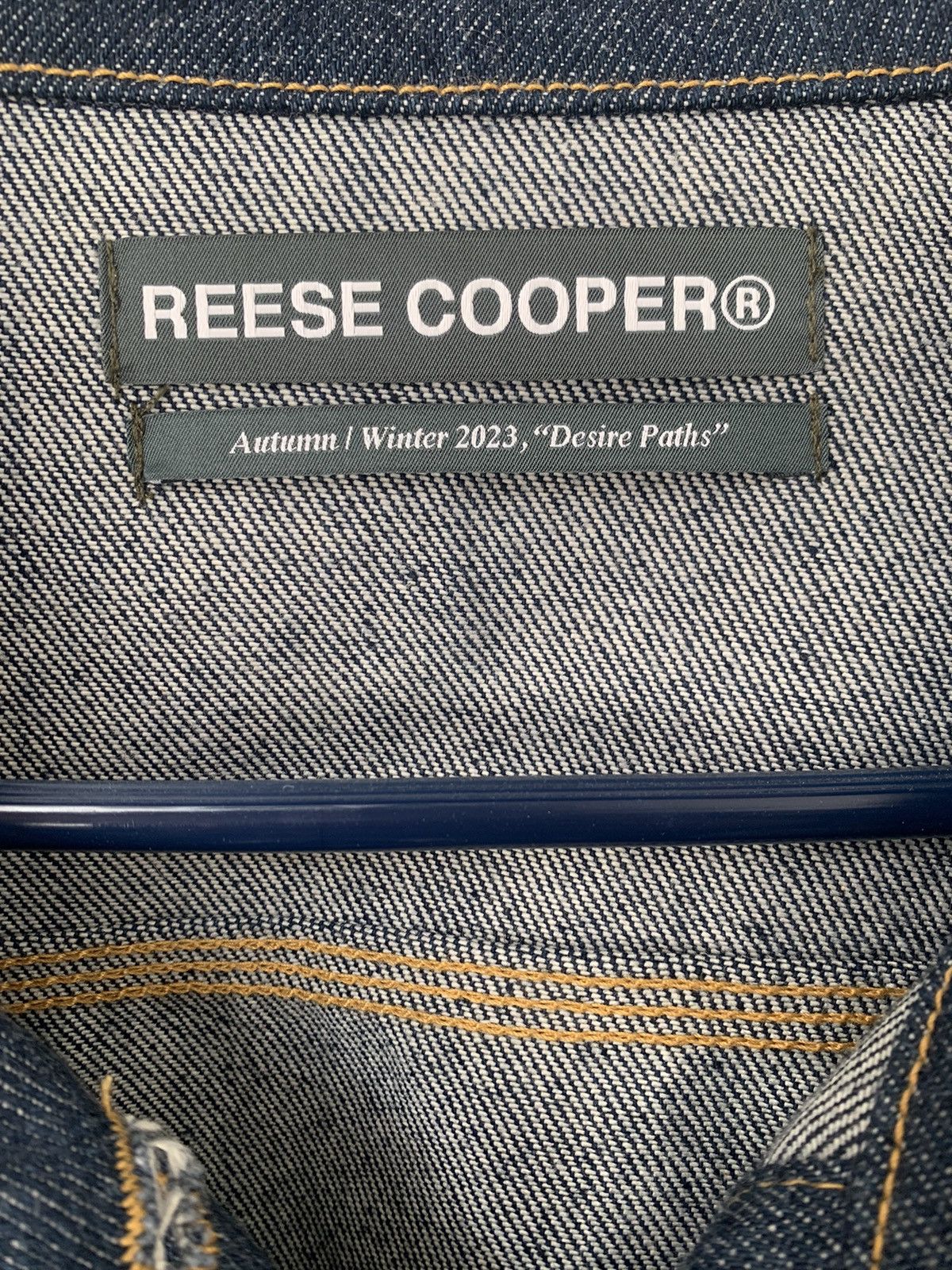 Reese Cooper Reese Cooper Raw Denim Jacket Size US L / EU 52-54 / 3 - 4 Thumbnail