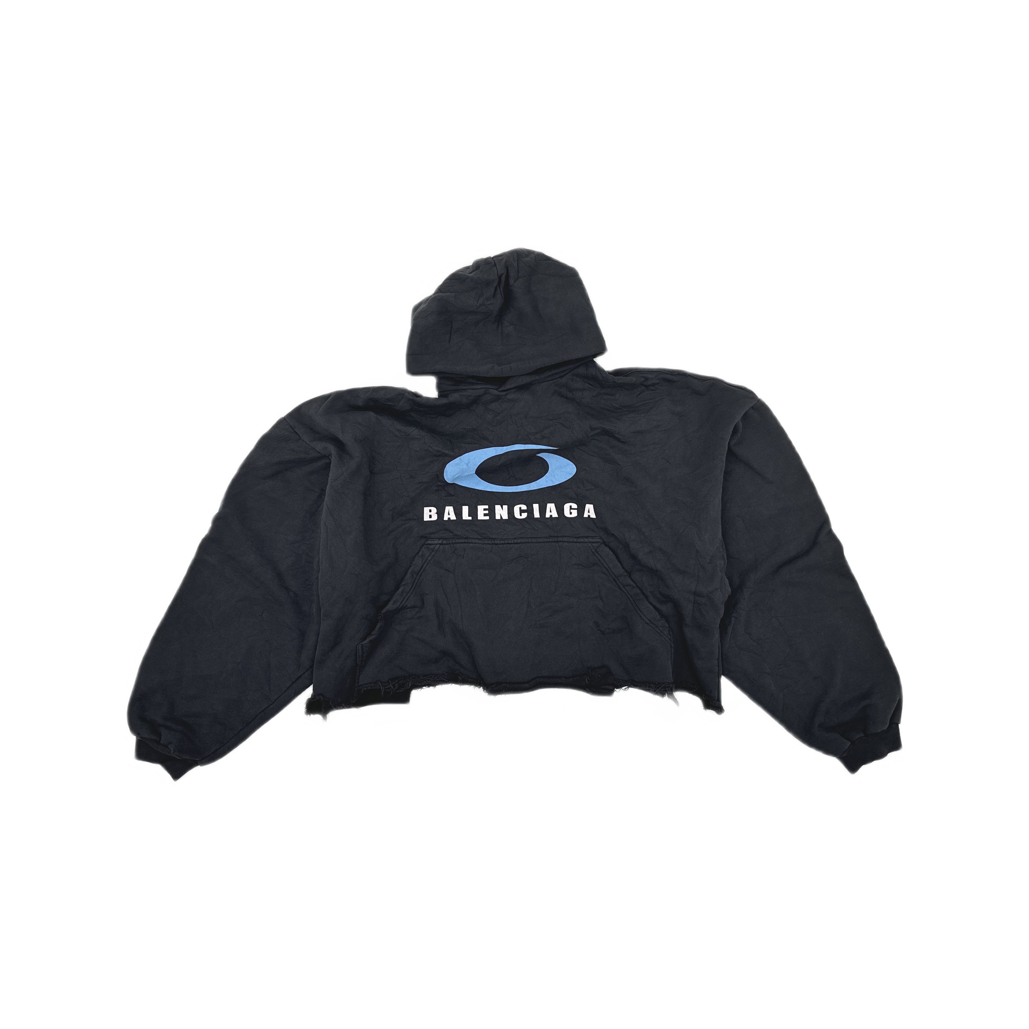 Balenciaga Balenciaga Logo Hoodie Size 4 Size US XL / EU 56 / 4 - 1 Thumbnail