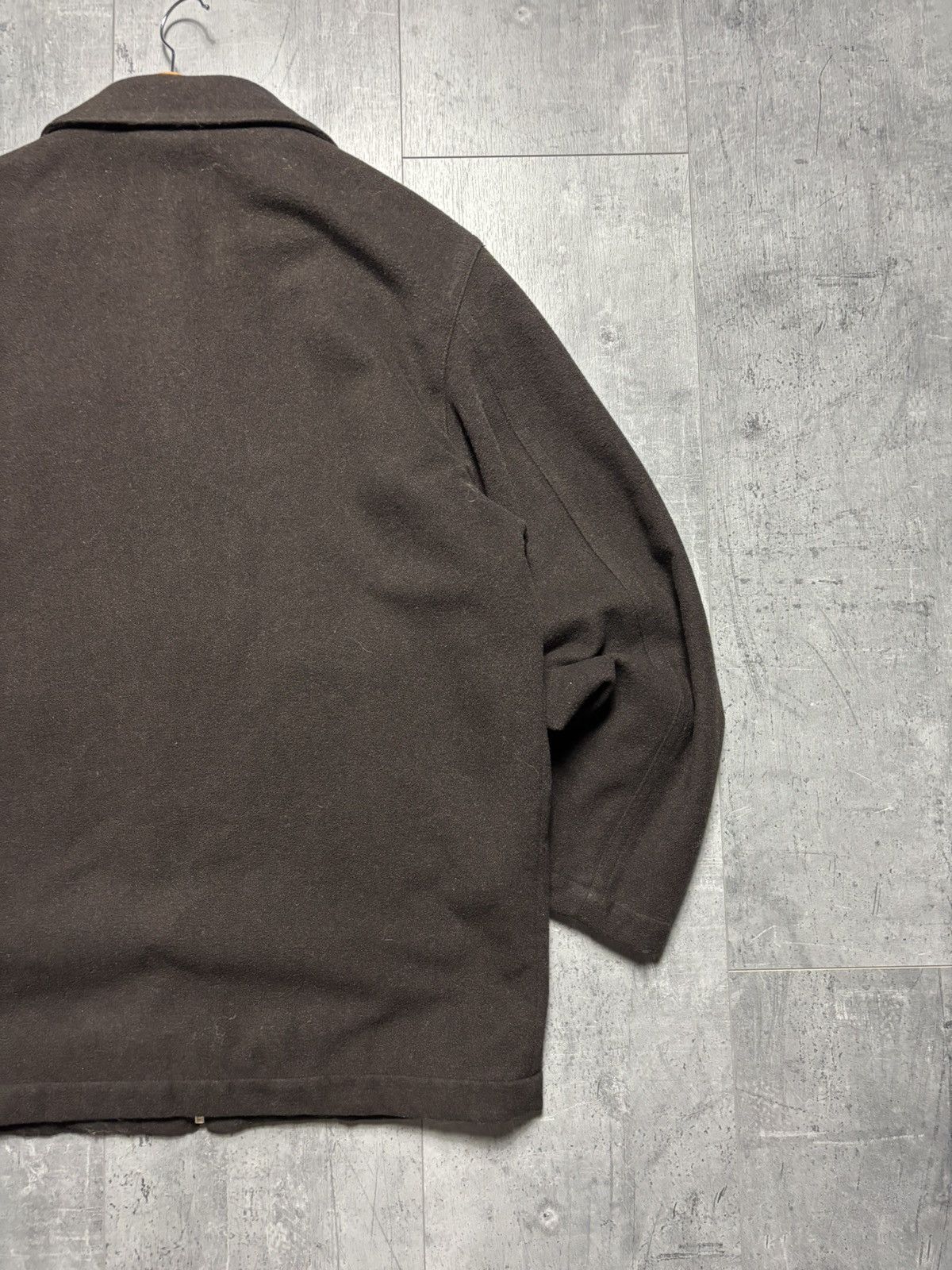 Lacoste Vintage Lacoste Brown Wool Jacket Size US XL / EU 56 / 4 - 18 Thumbnail