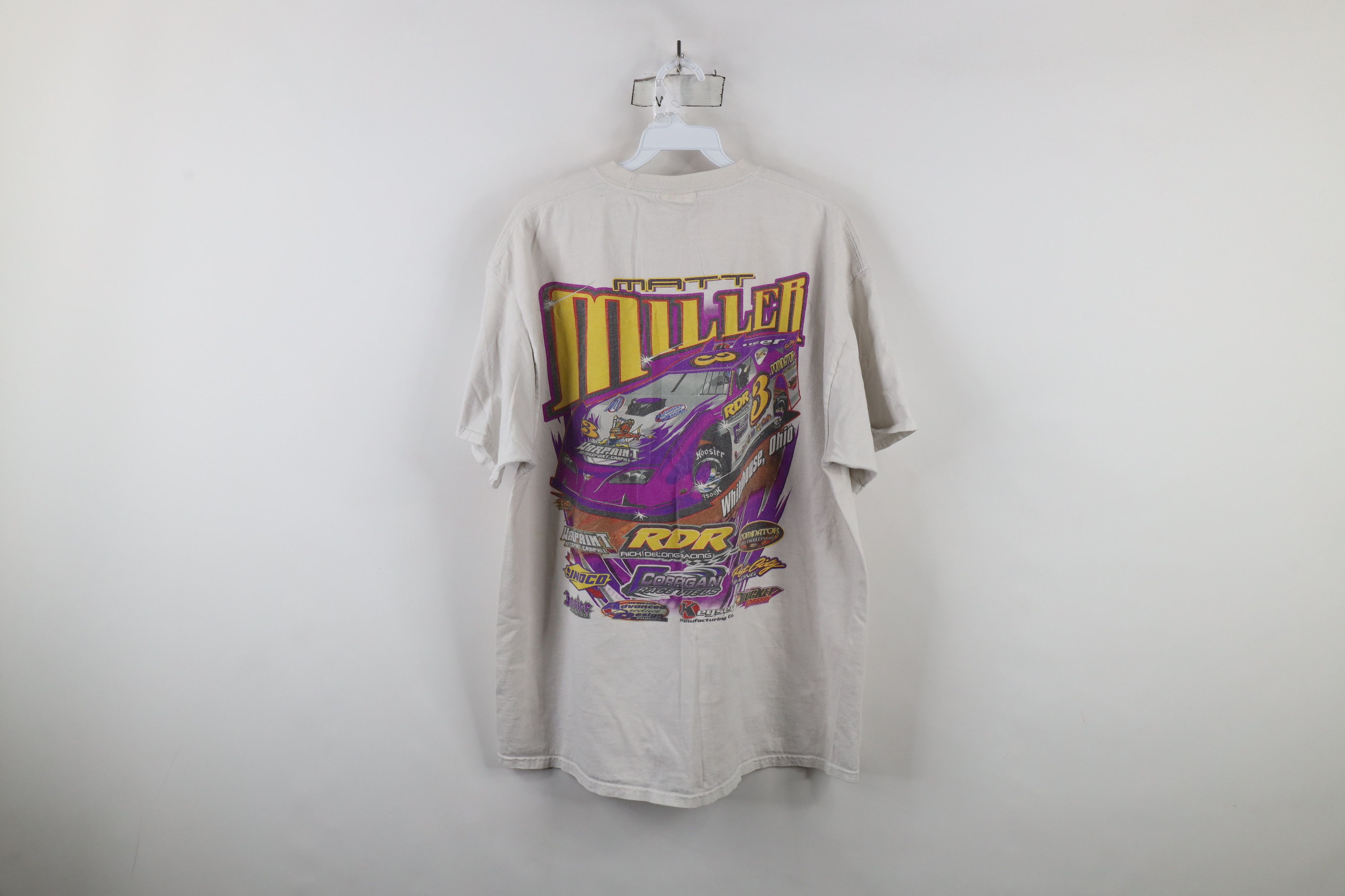 Vintage Vintage Y2K Streetwear Miller Racing Short Sleeve T-Shirt Size US XL / EU 56 / 4 - 10 Thumbnail