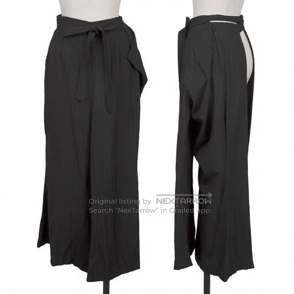 Comme des Garcons Comme des Garcons size F Dark vintage striped design skirt Size 22" - 1 Thumbnail