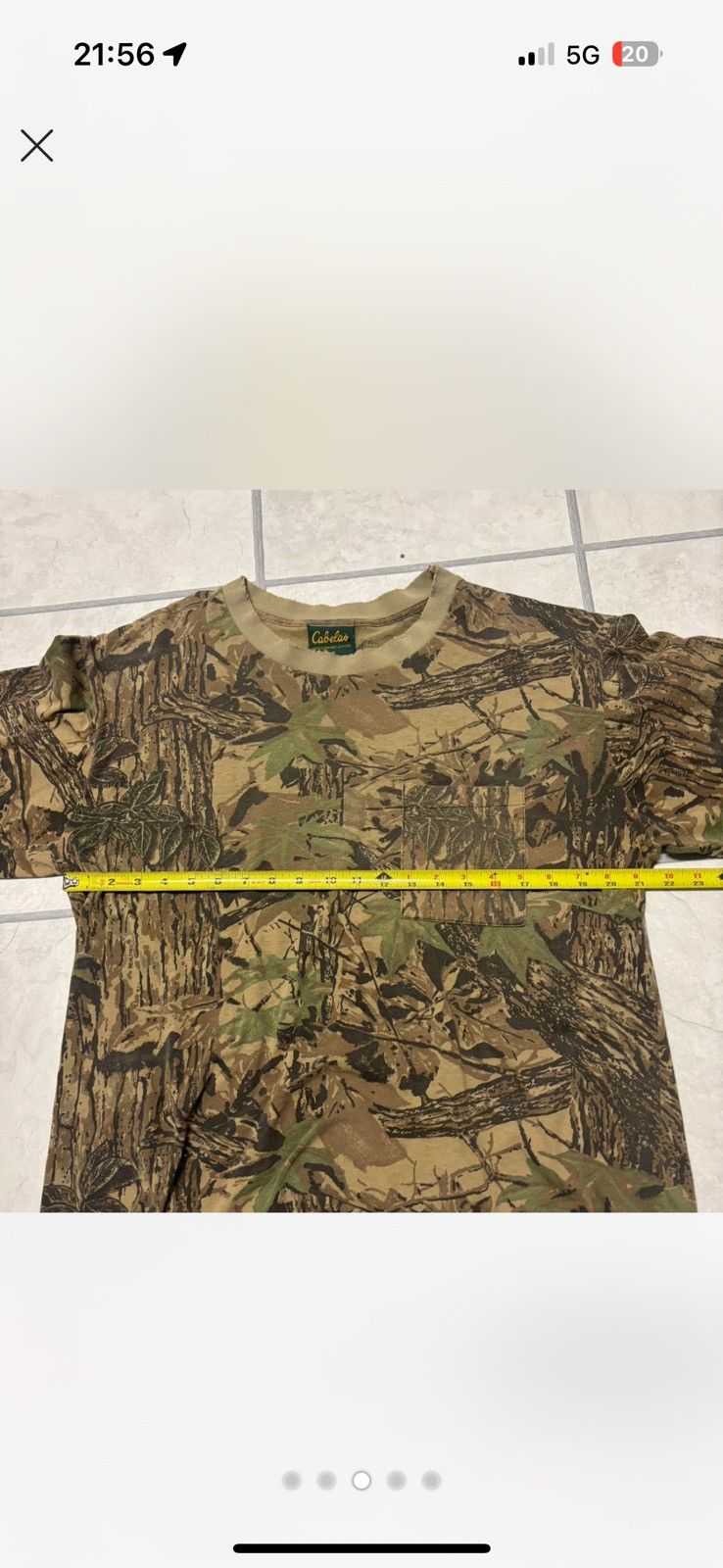 Cabelas Mens Vintage cabelas camo long sleeve shirt Size US XL / EU 56 / 4 - 3 Thumbnail