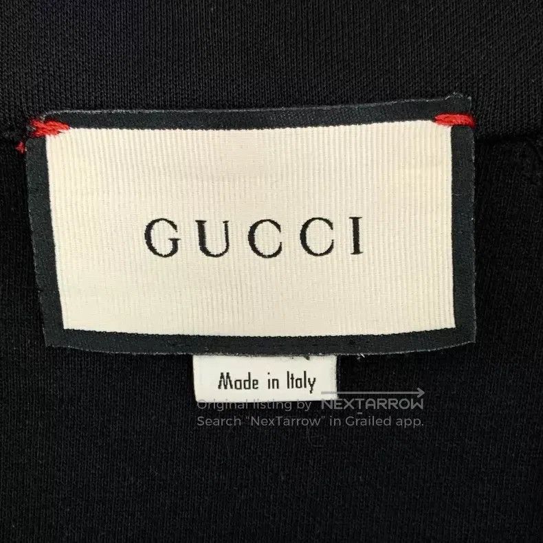 Gucci Gucci Black side logo string label cotton lapel zipper lon Size US M / EU 48-50 / 2 - 6 Thumbnail