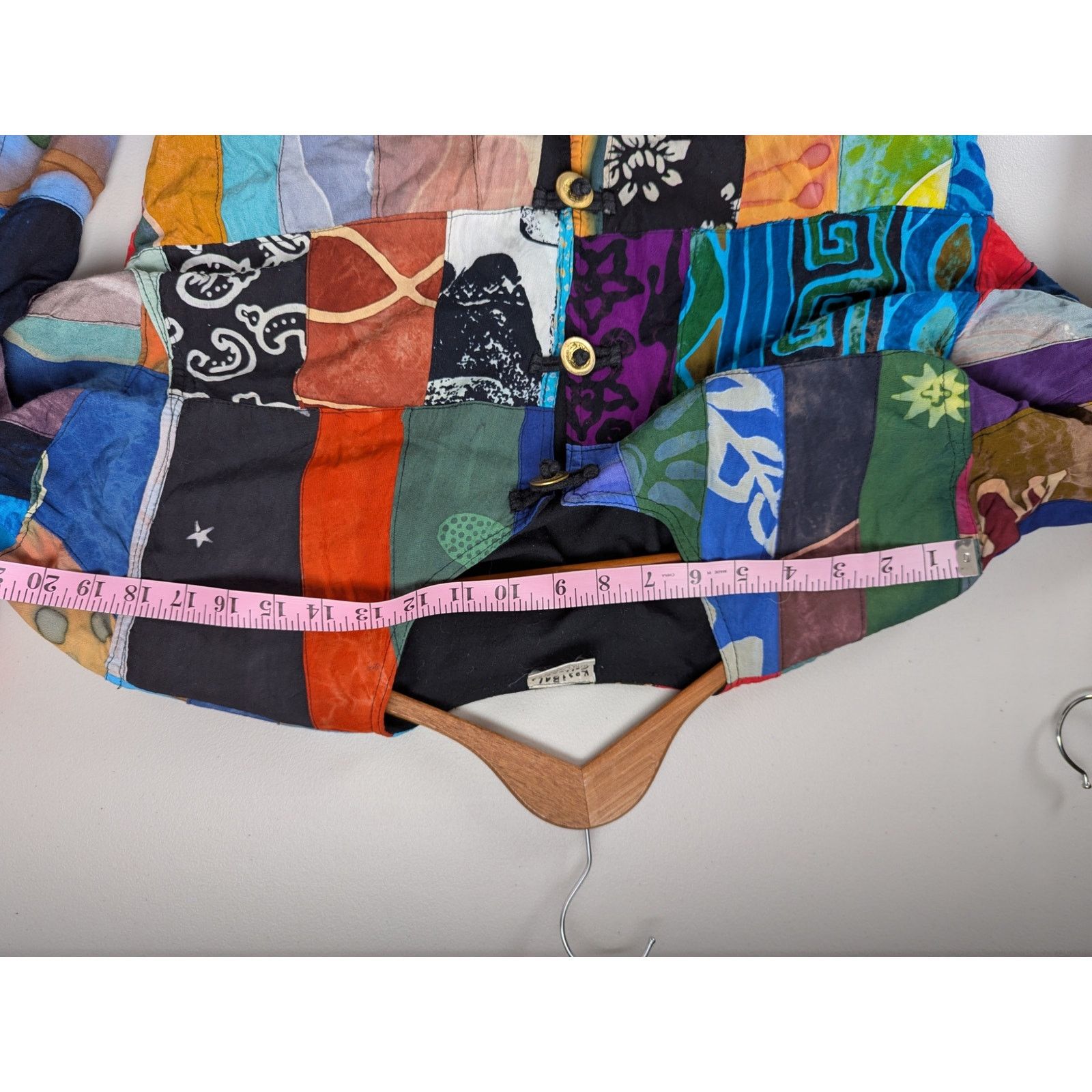 Other Vtg Kosi Bali Collection Patchwork Jacket Womens Medium Boho Size M / US 6-8 / IT 42-44 - 10 Thumbnail