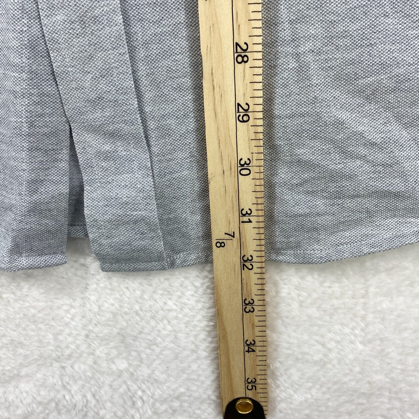 Ralph Lauren VINTAGE Ralph Lauren Knit Oxford Long Sleeve Button Up Gray Mens XXL TTG Polo Pony Size US XXL / EU 58 / 5 - 5 Thumbnail