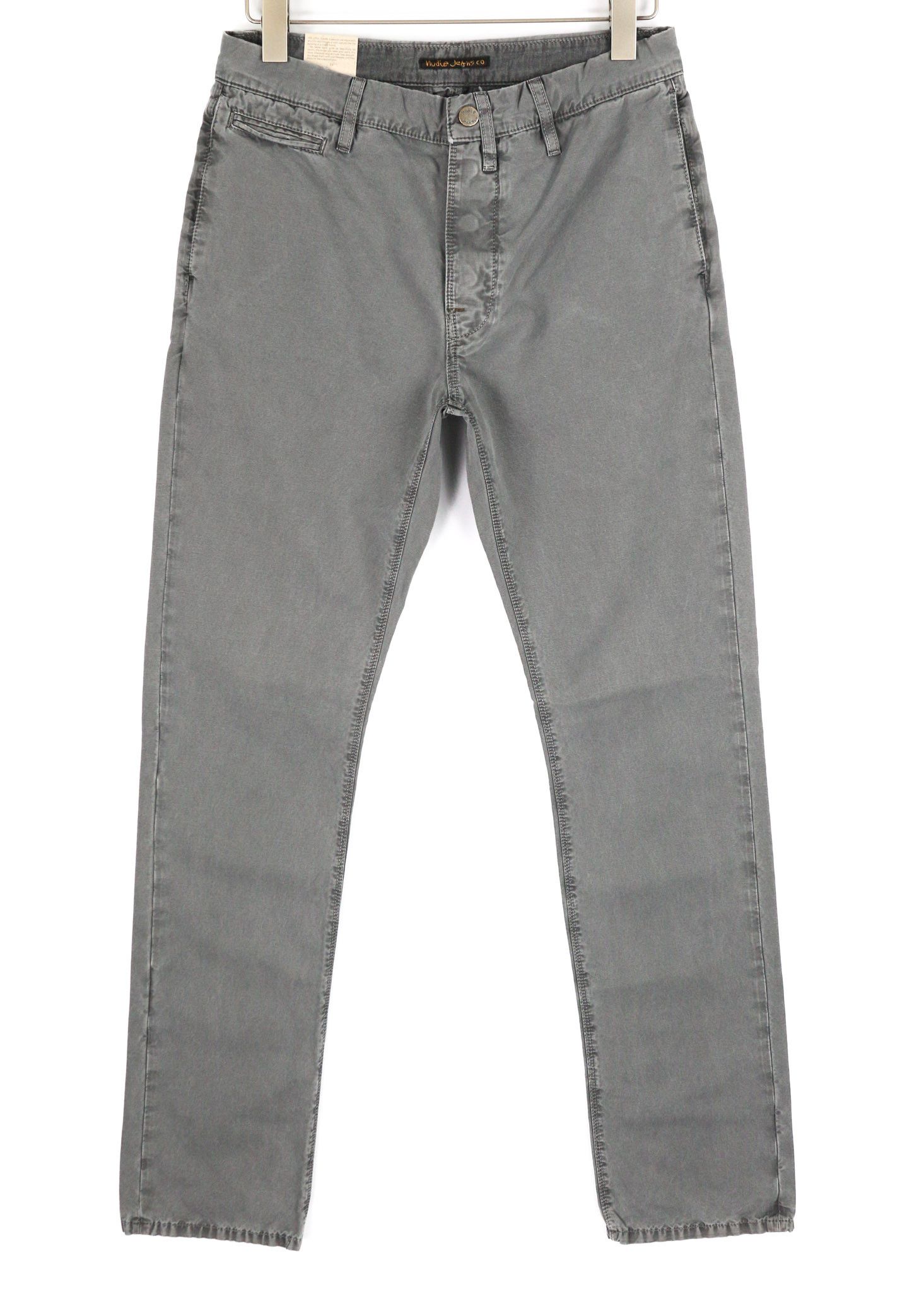 Nudie Jeans KHAKI REGULAR W30/L34 Canvas Sail Cloth Grey Trousers 82660 Size US 30 / EU 46 - 1 Thumbnail