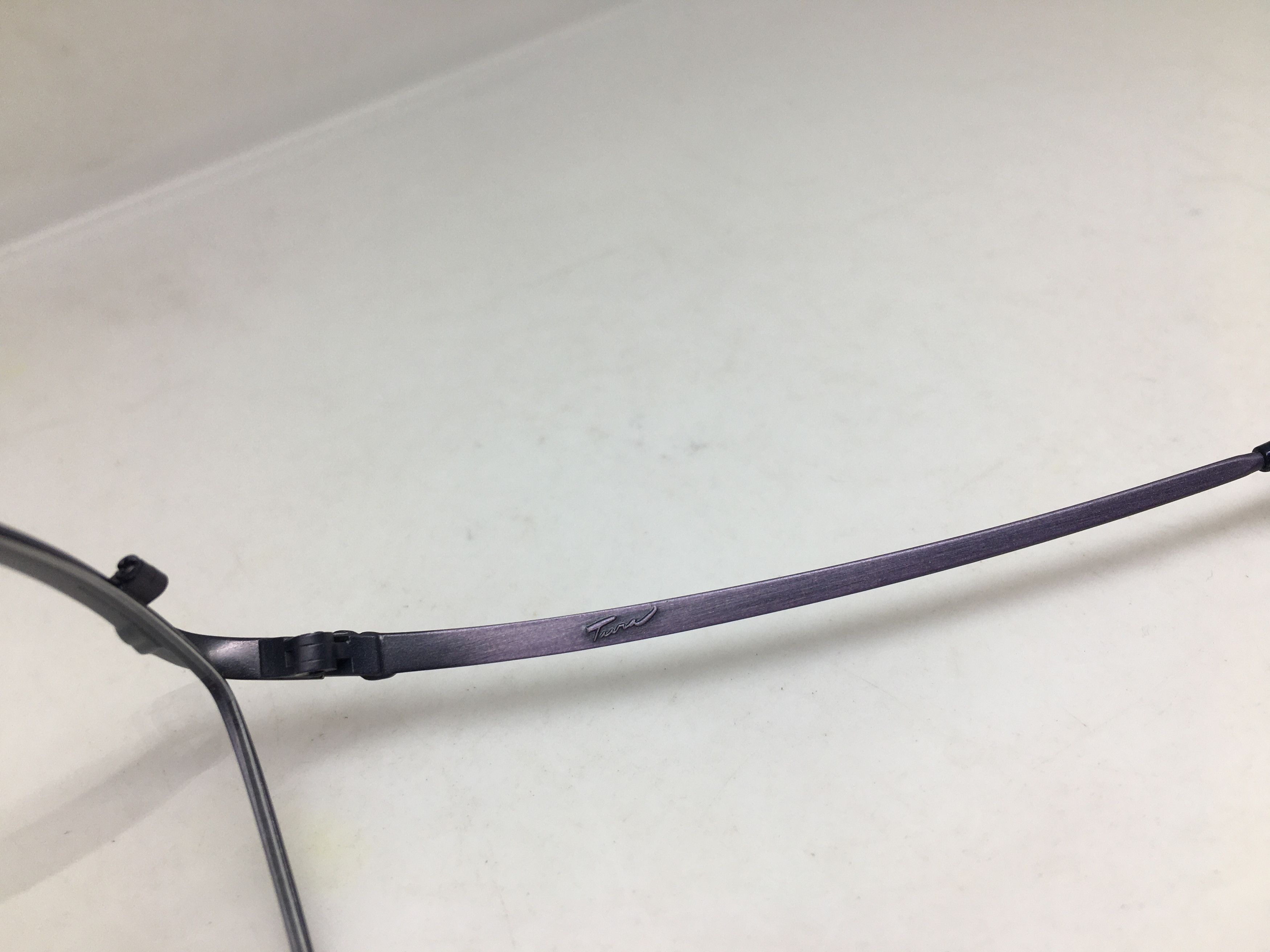 Vintage Vintage 80s TURA Blue Purple Woman Eyeglasses Frame Size ONE SIZE - 4 Thumbnail